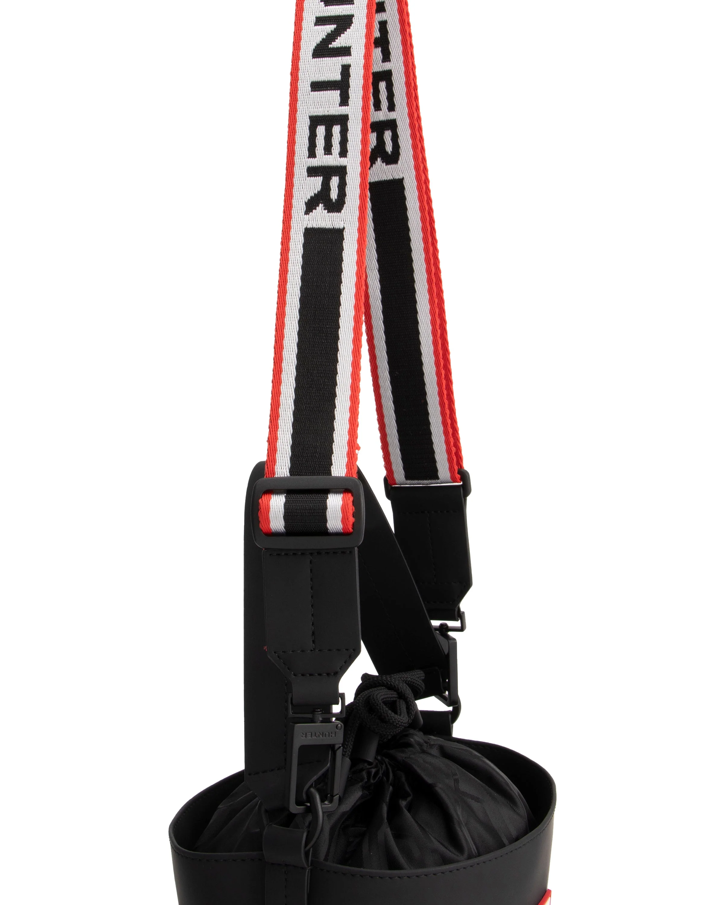 オリジナル ラバライズ 2ストラップ バケット  -  ブラック