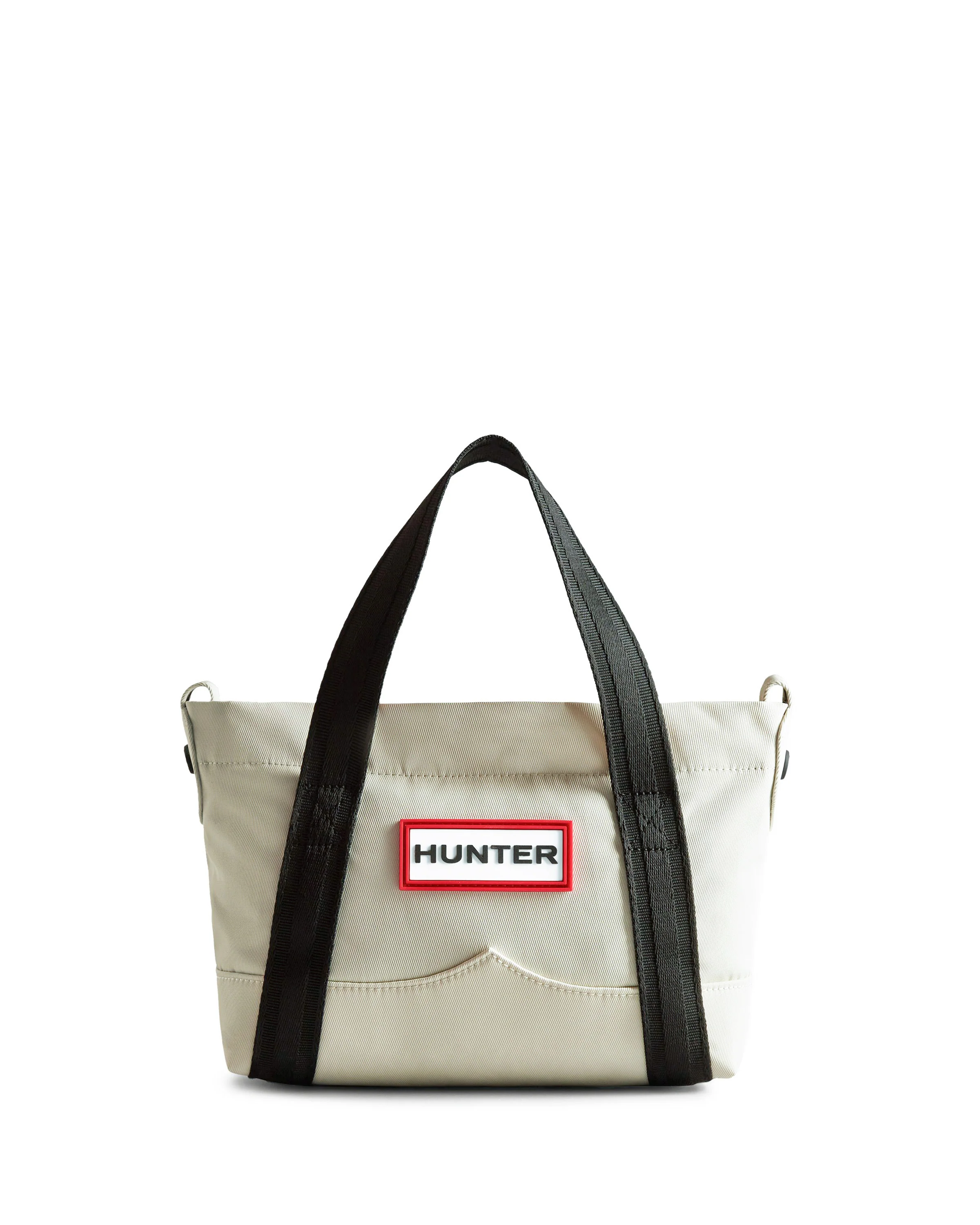 ナイロン ミニ トップ クリップ トート バッグ  -  ソフトサンド