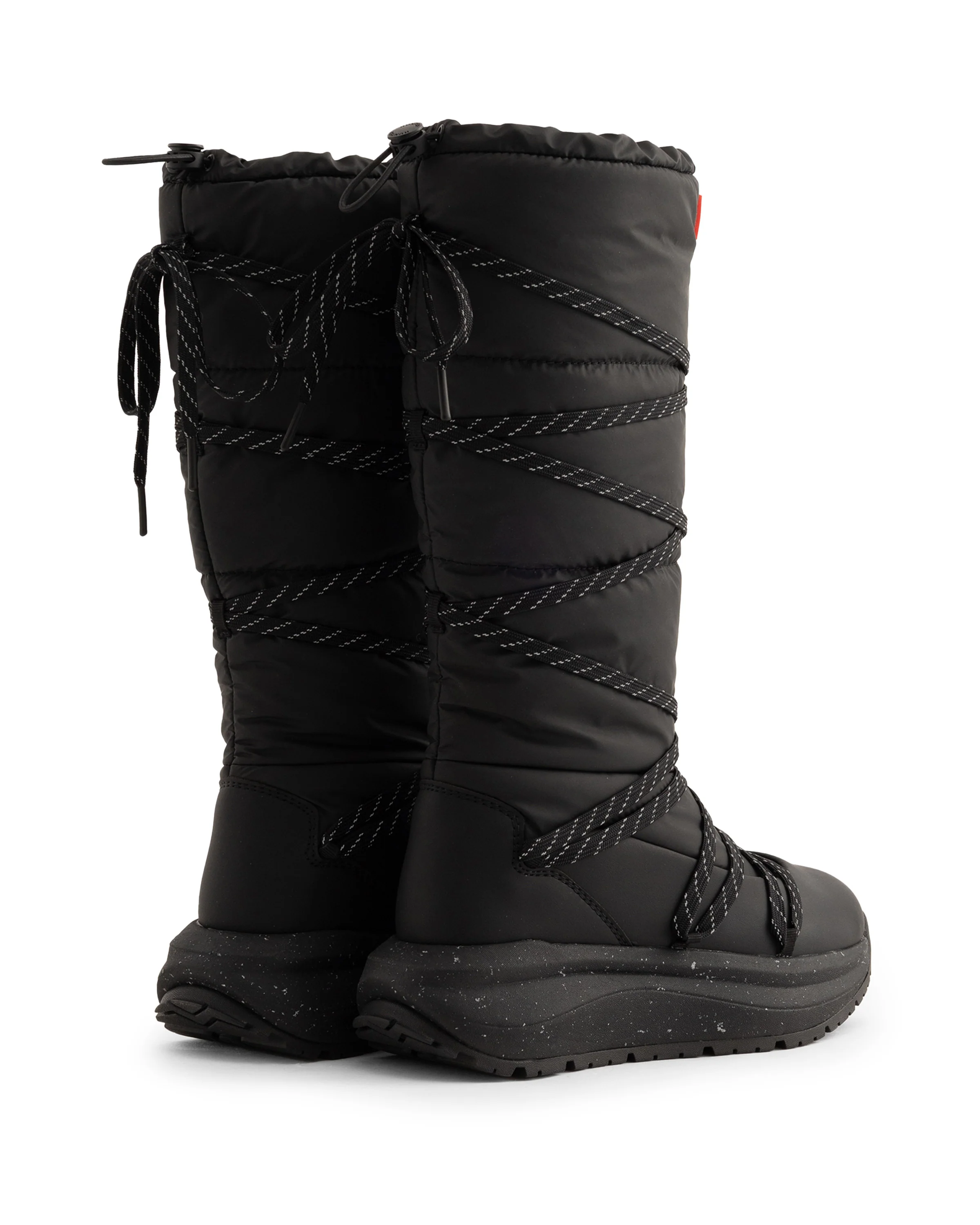 ユニセックス ハンター グリップ トール スノー ブーツ - ブラック