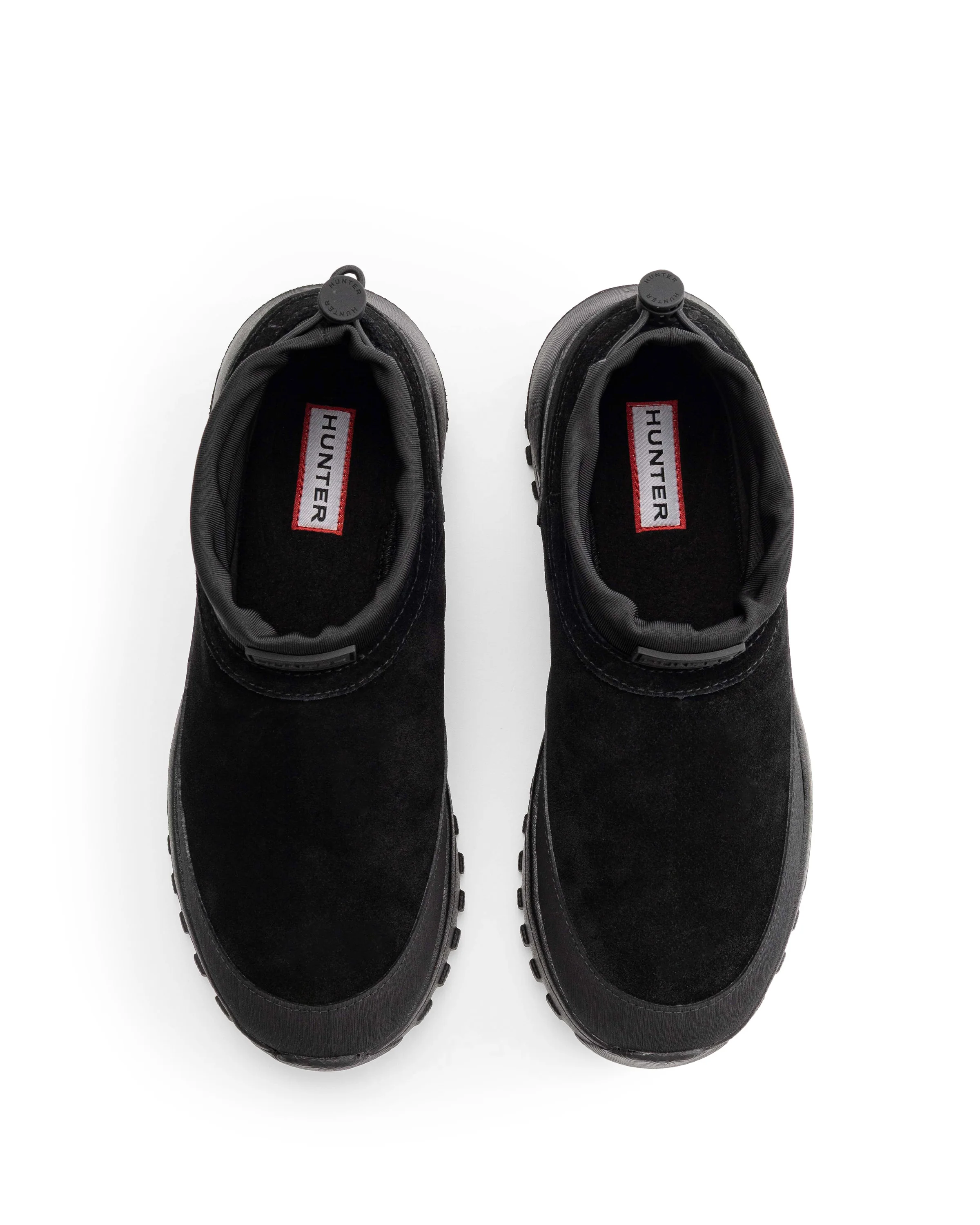 ユニセックス トラベル フロー スエード トレーナー - ブラック