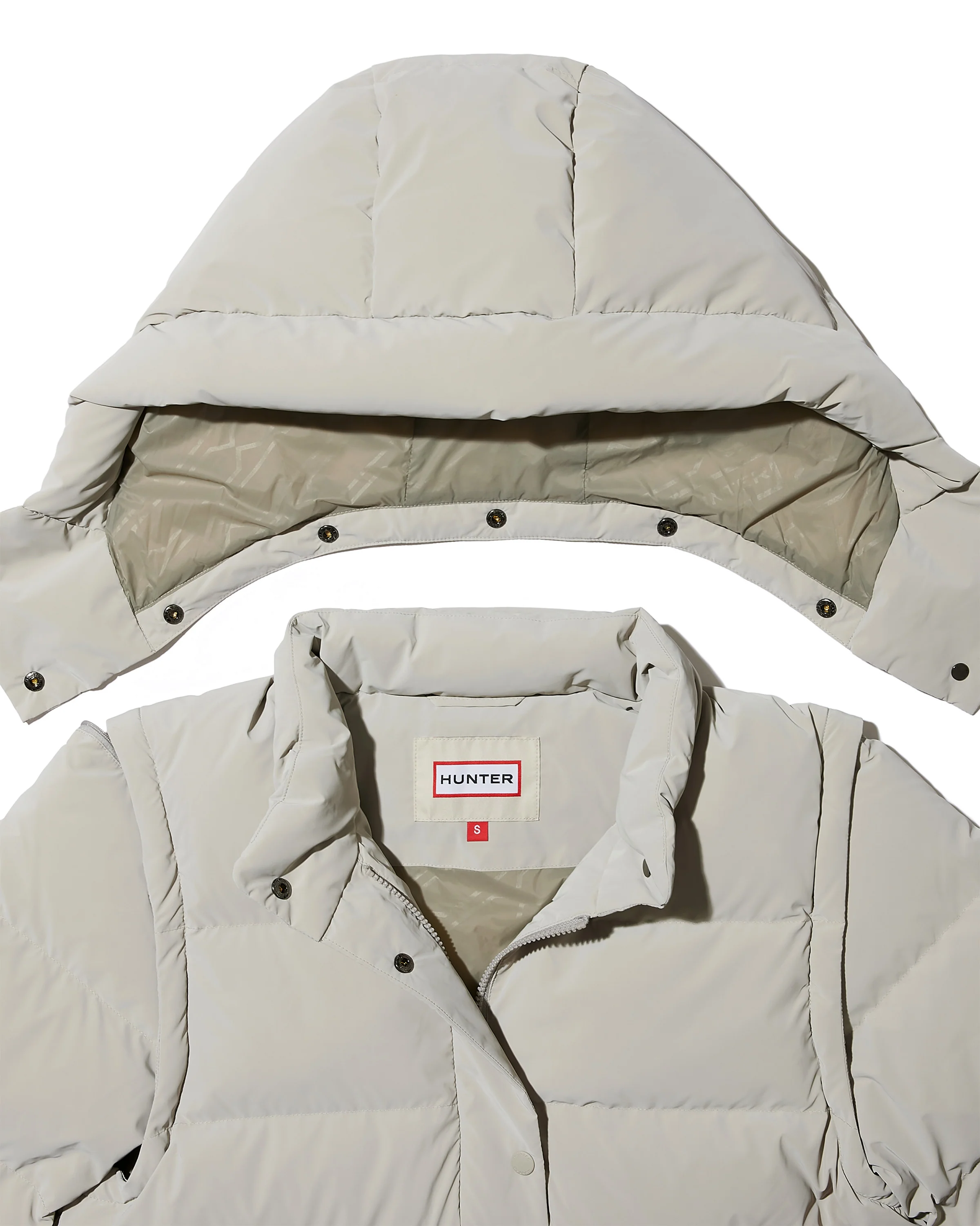 レディース グロウ 2イン1 ダウン ジャケット - グレー