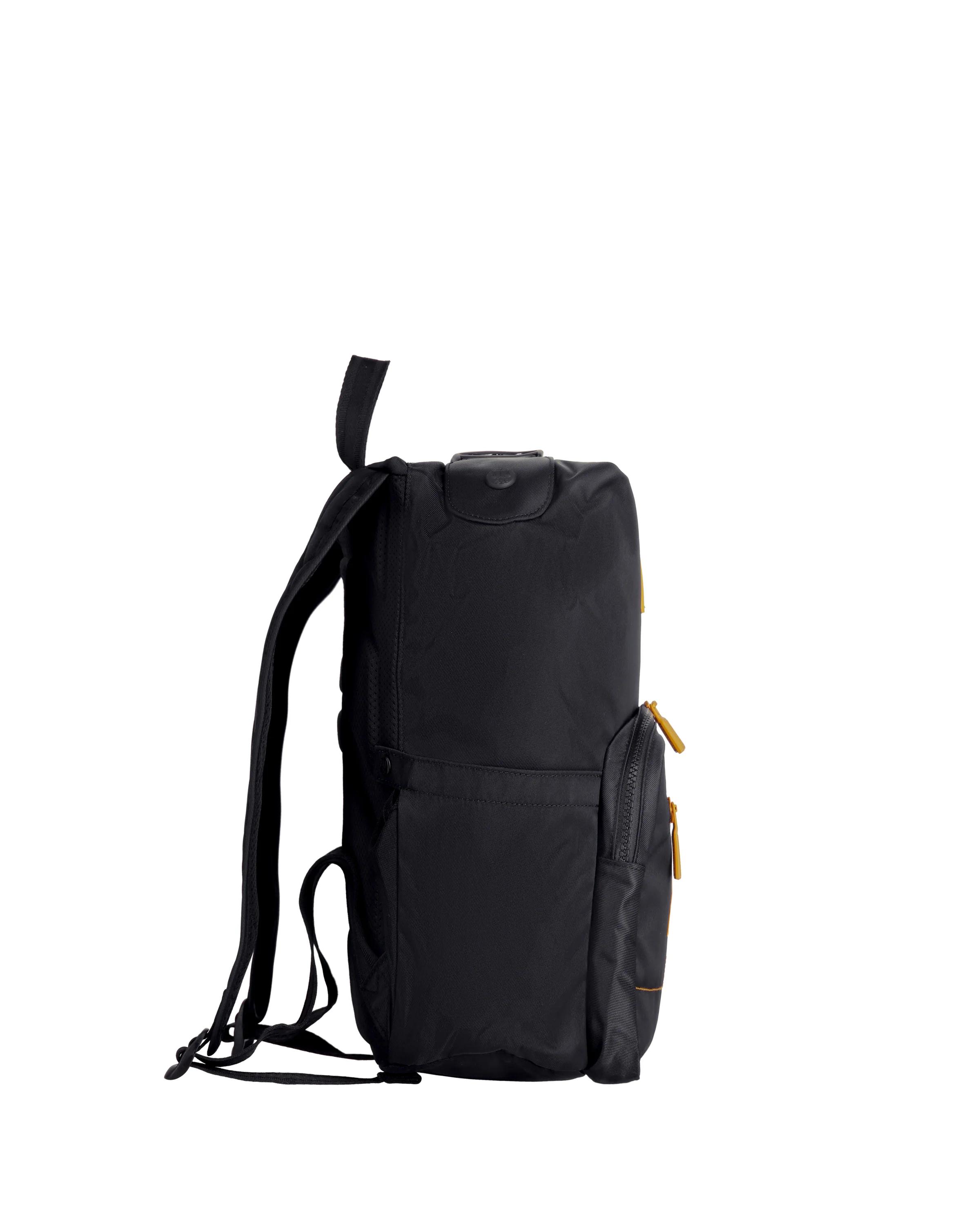 ナイロン パイオニア ミディアム トップクリップ バックパック ボーン イン スコットランド - ブラック / リッチオーカー