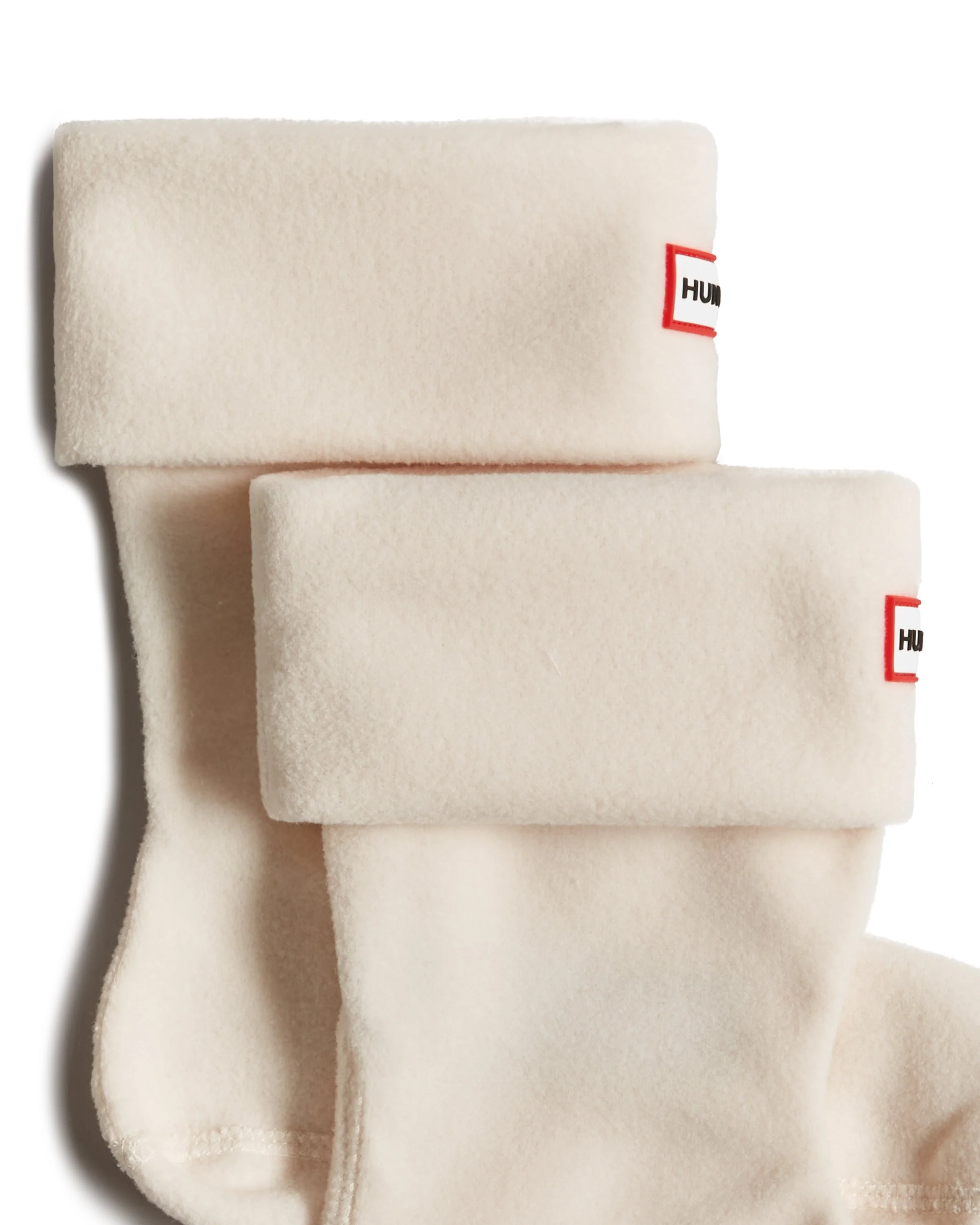 リサイクル フリース カフ ショート ブーツ ソックス - ハンター ホワイト