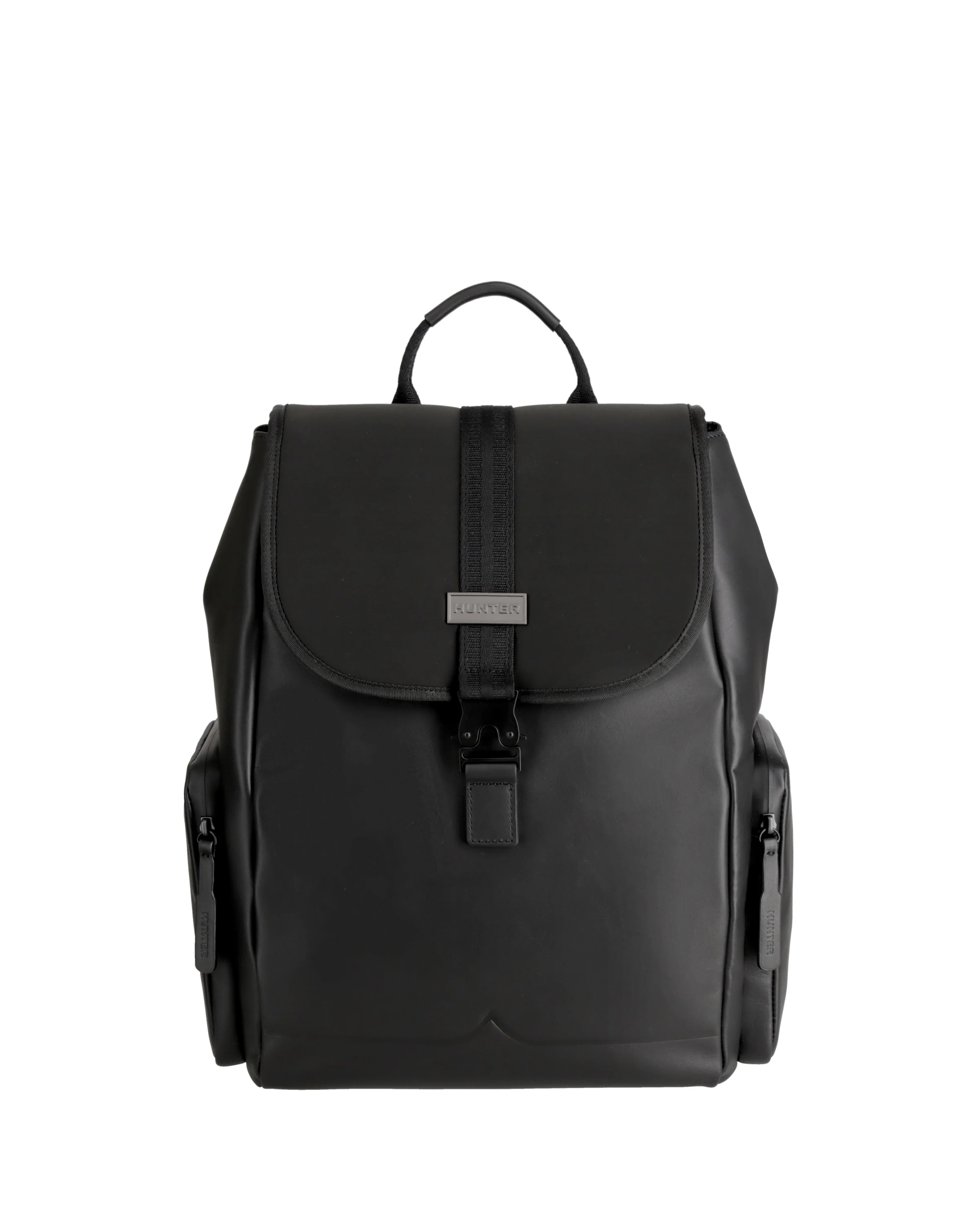 レザー ネオプレン バックパック - ブラック