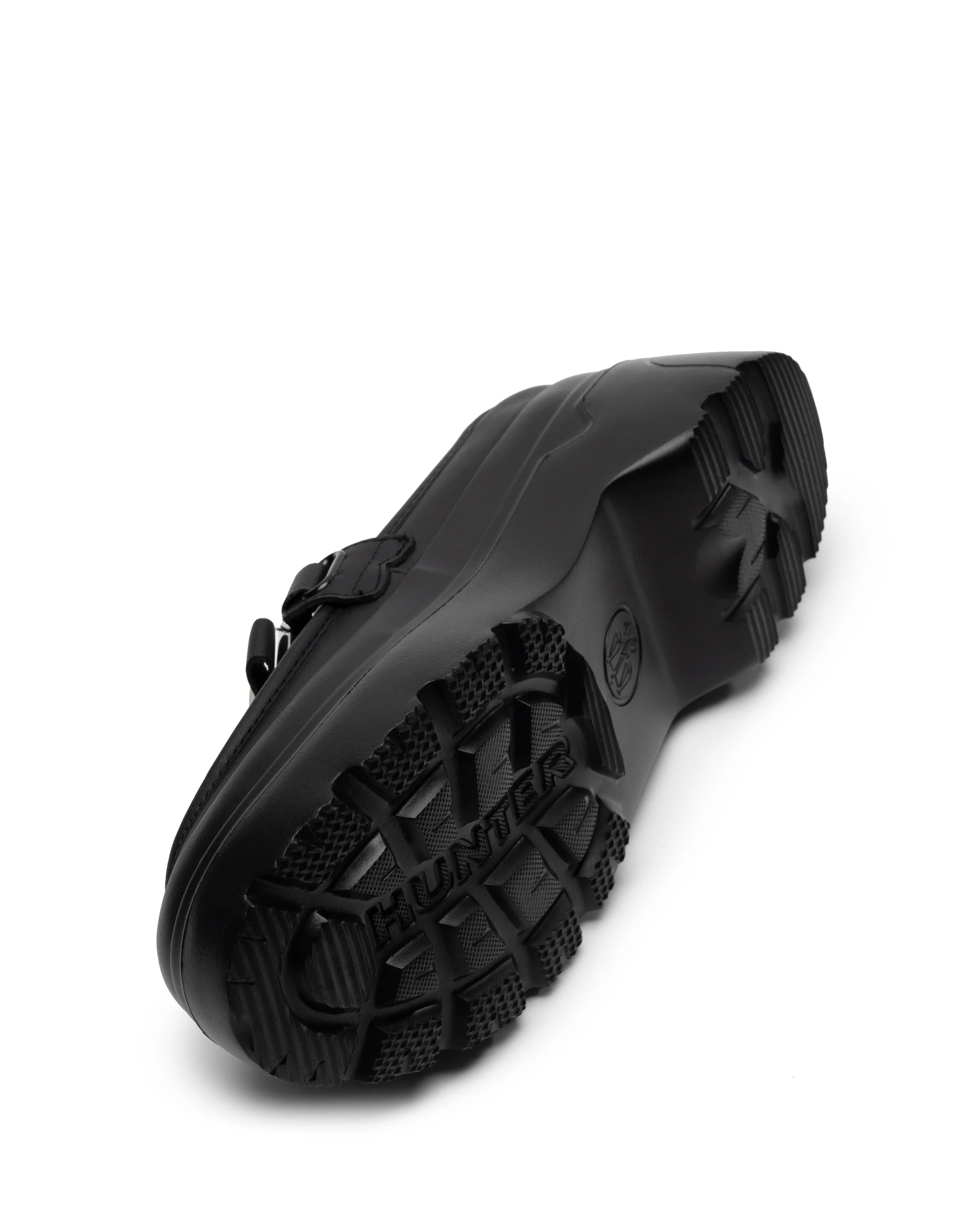 レディース リファインド エクスプローラー フラットフォーム メタル ボウ ローファー - ブラック