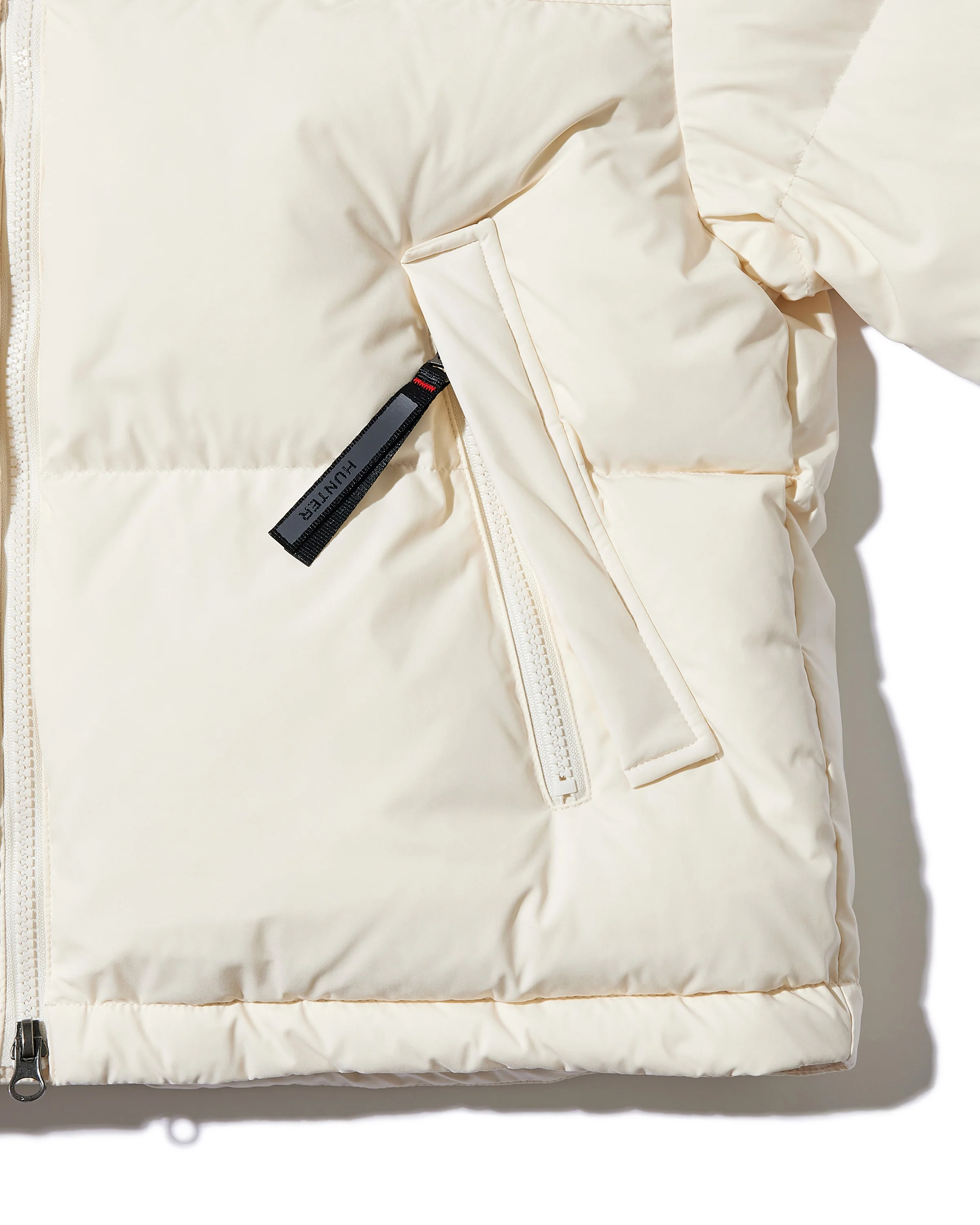 レディース イン／アウト パファー ダウン ジャケット - アイボリー
