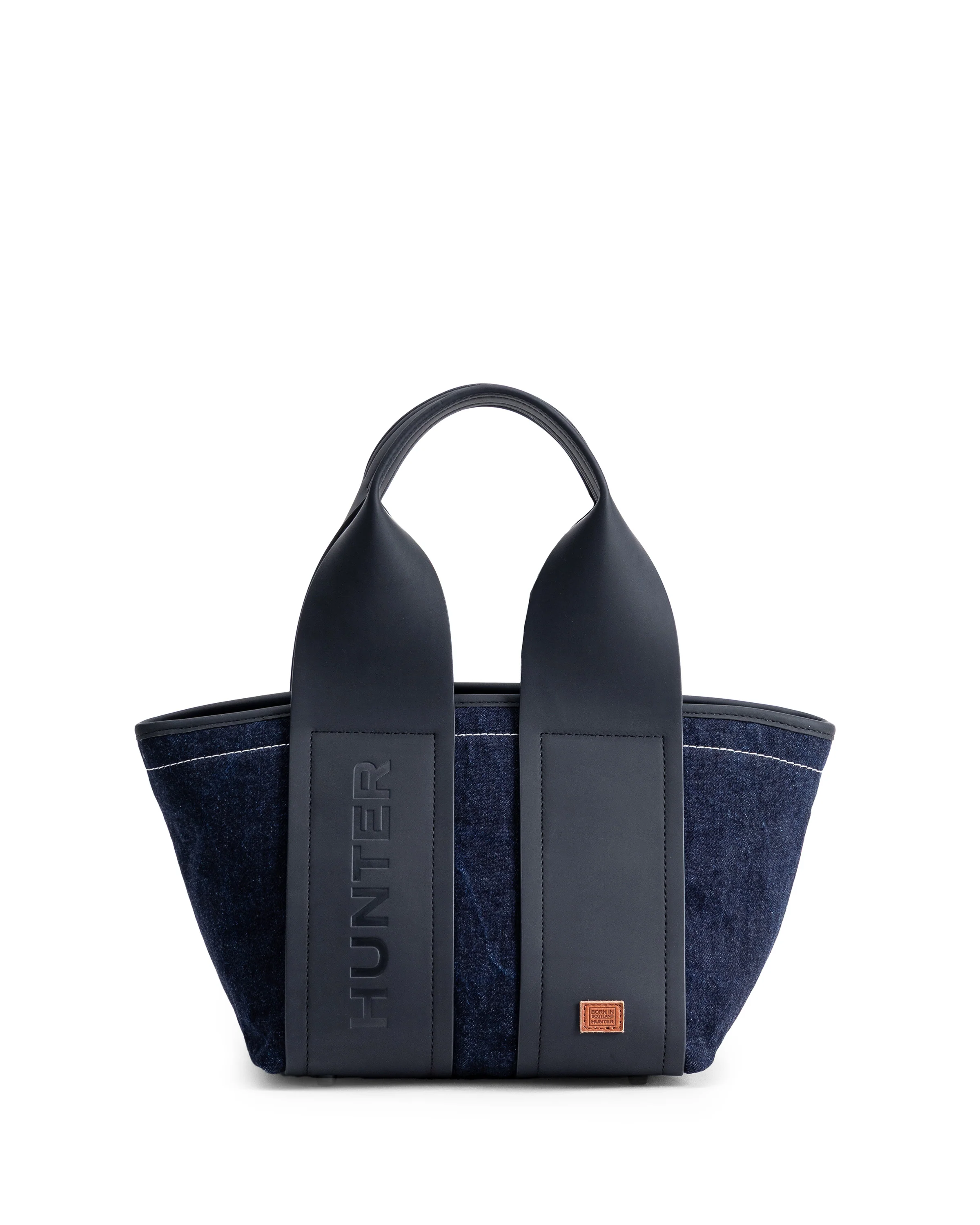 リファインド スティッチ デニム ミニ トート - デニム