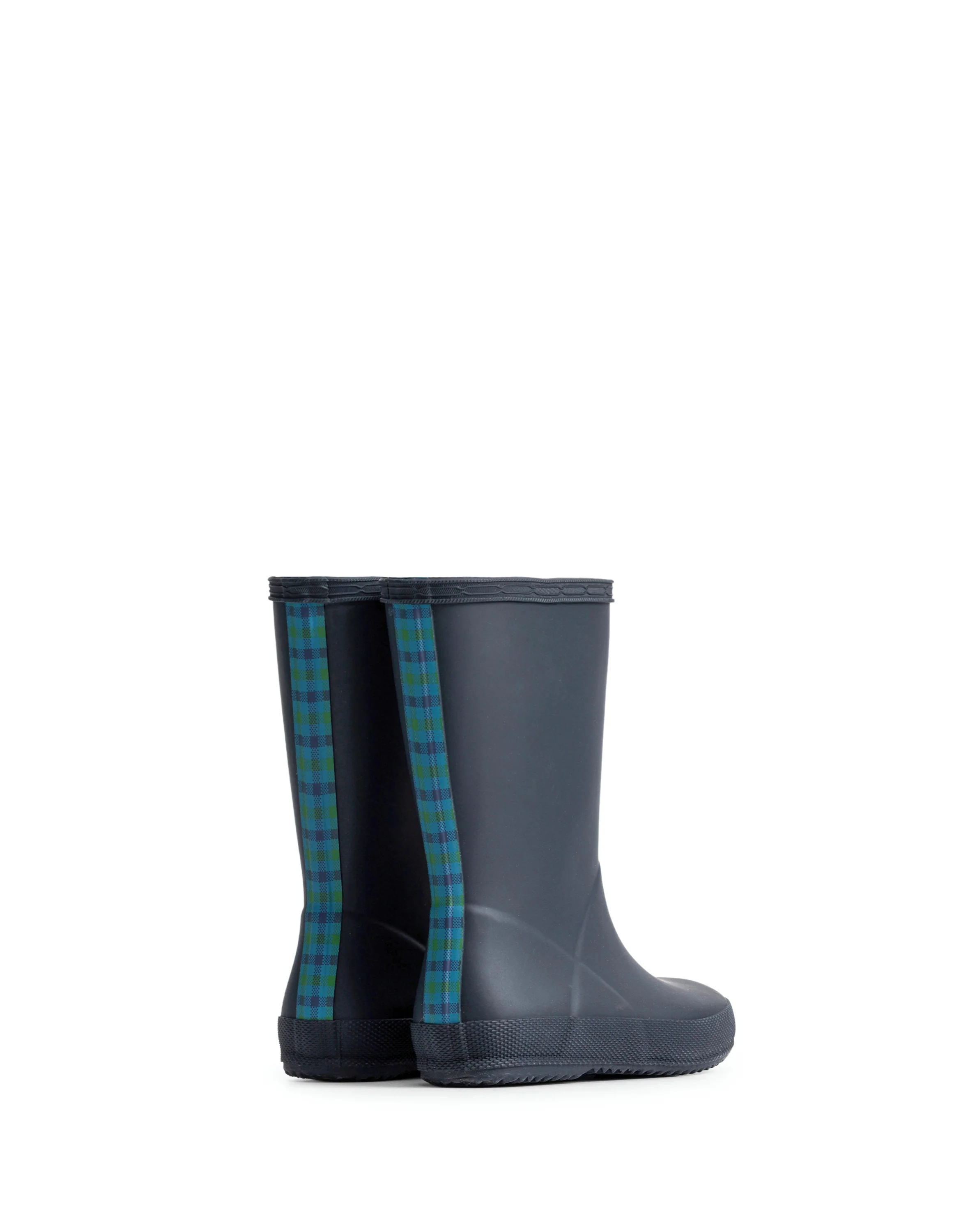 キッズ ファミリア ファースト クラシック ブーツ - ネイビー / グリーンプレイド