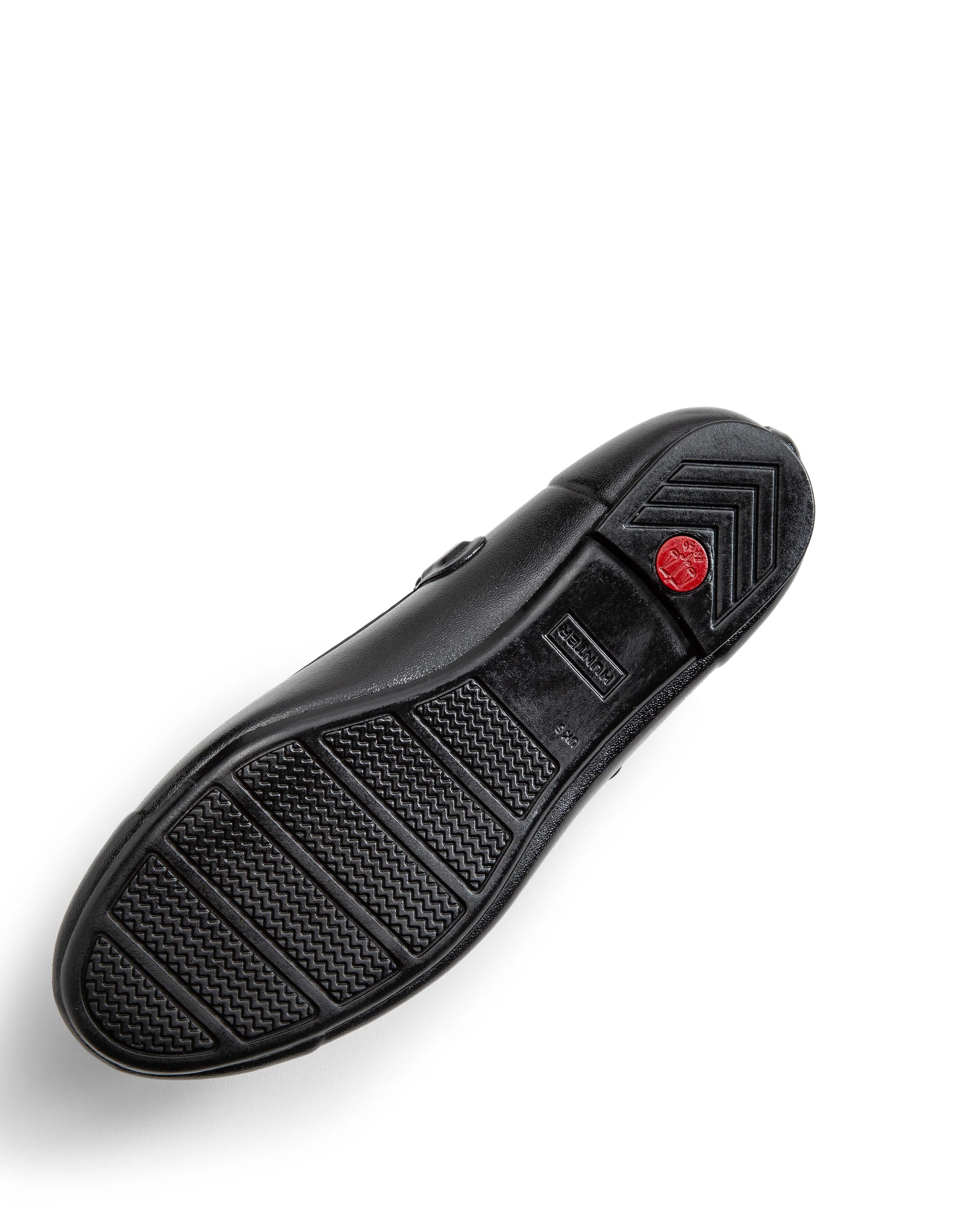 リファインド メリー ジェーン バックル バレリーナ グロス - ブラック