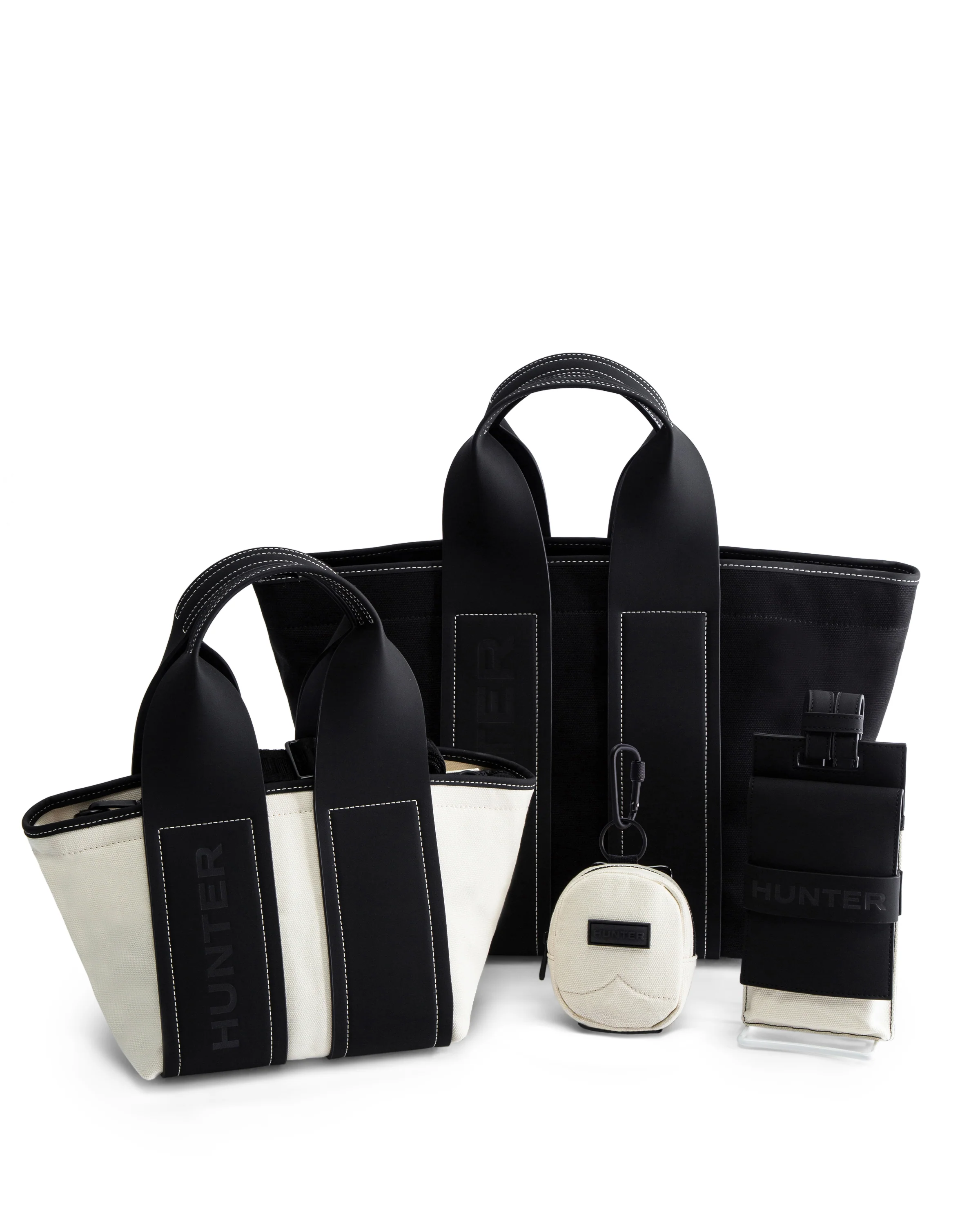 リファインド スティッチ キャンバス ミニ トートバック  -  ブラック