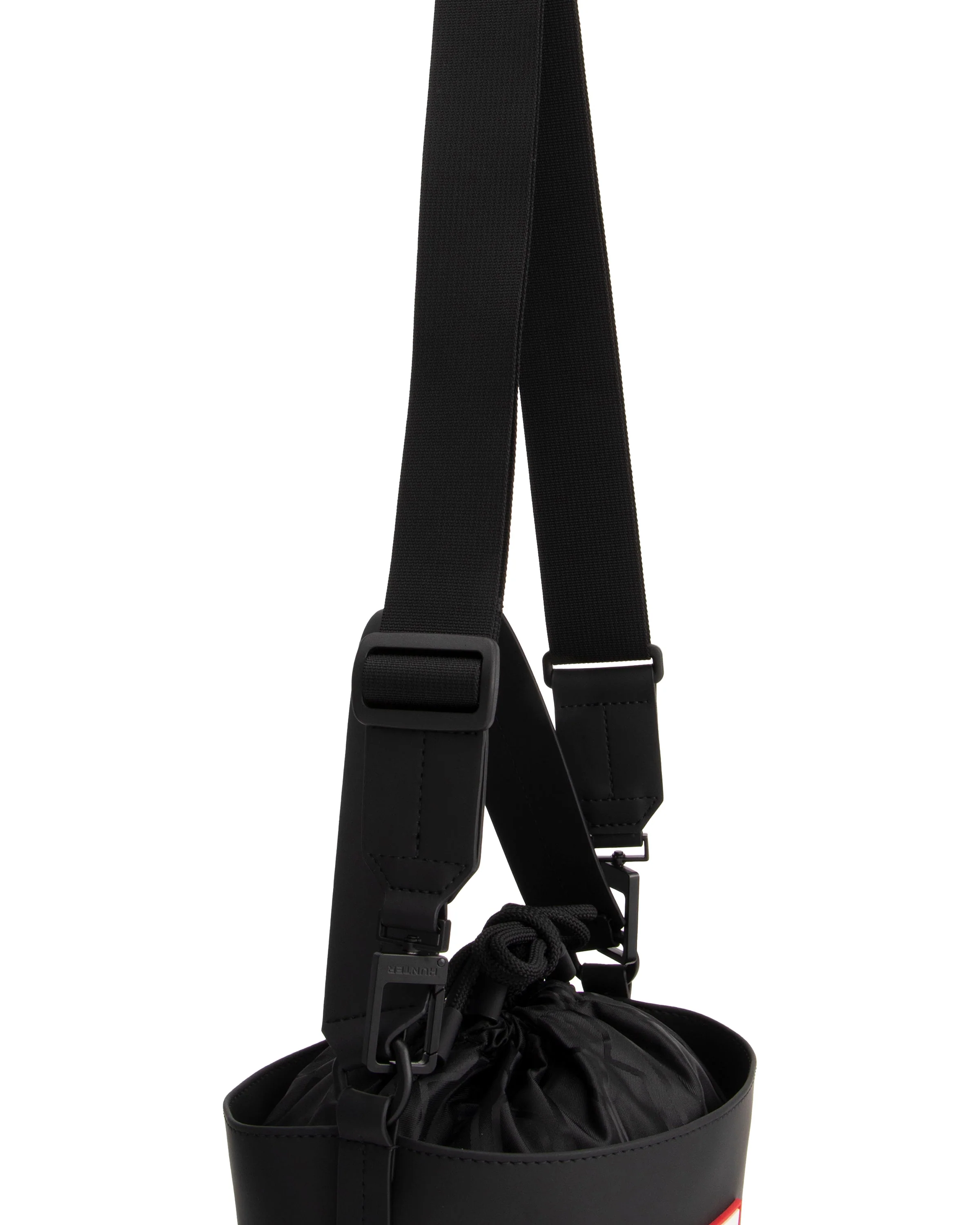 オリジナル ラバライズ 2ストラップ バケット  -  ブラック
