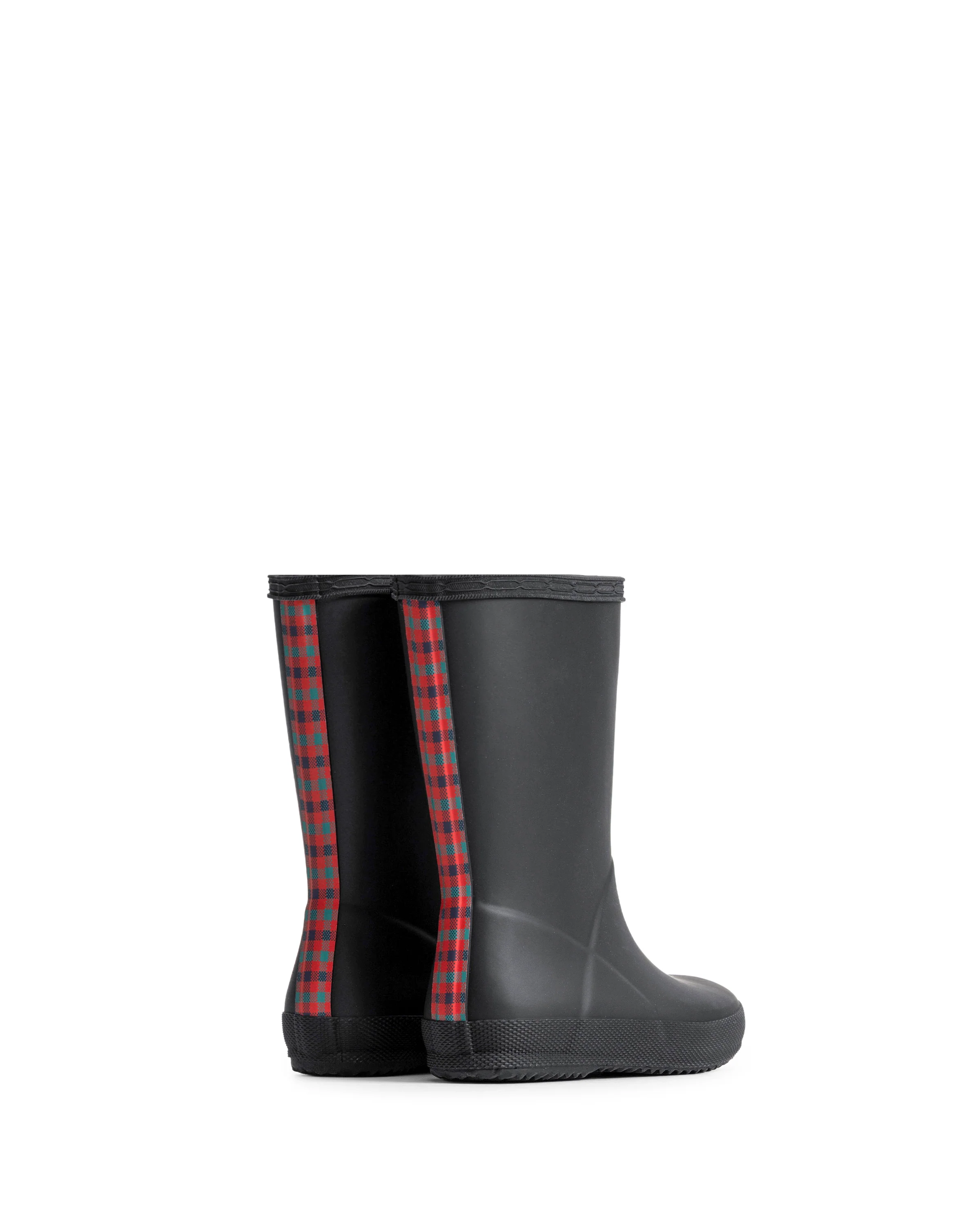 キッズ ファミリア ファースト クラシック ブーツ - ブラック/ レッドプレイド