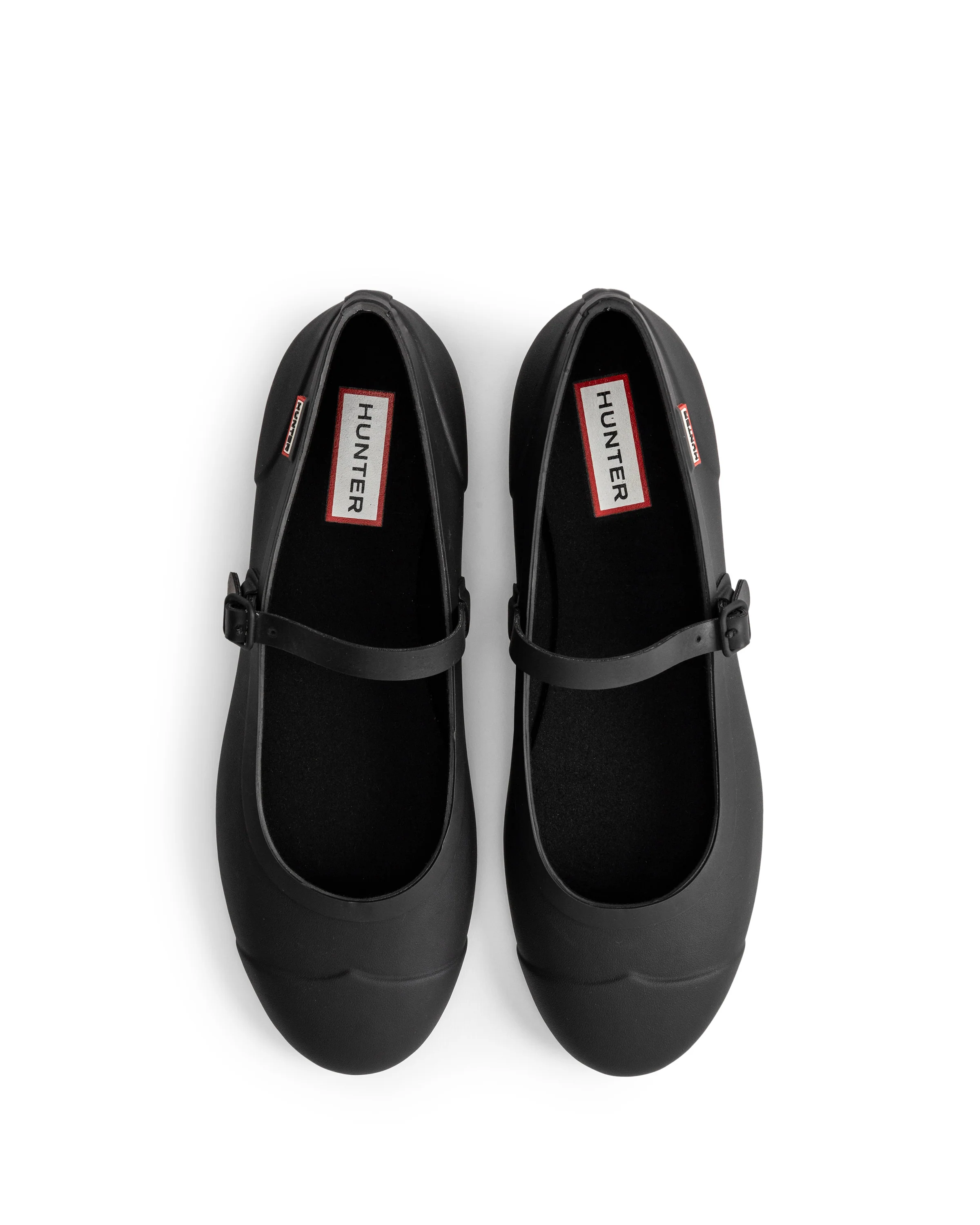 リファインド メリー ジェーン バックル バレリーナ - ブラック