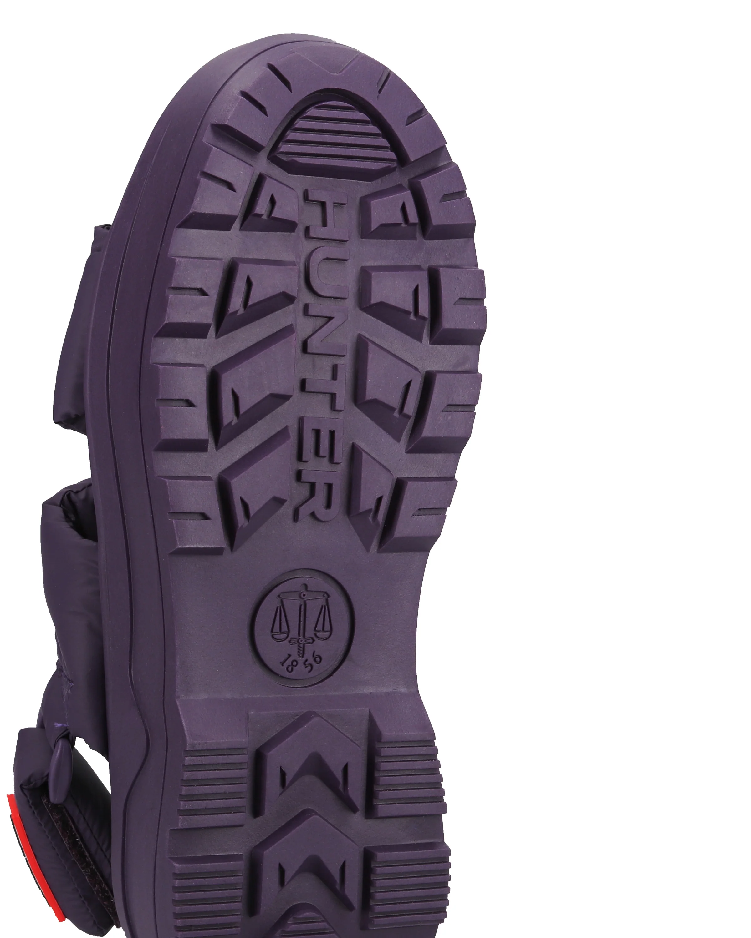 ユニセックス シティ リベル パフド クロスオーバー サンダル - リッチパープル