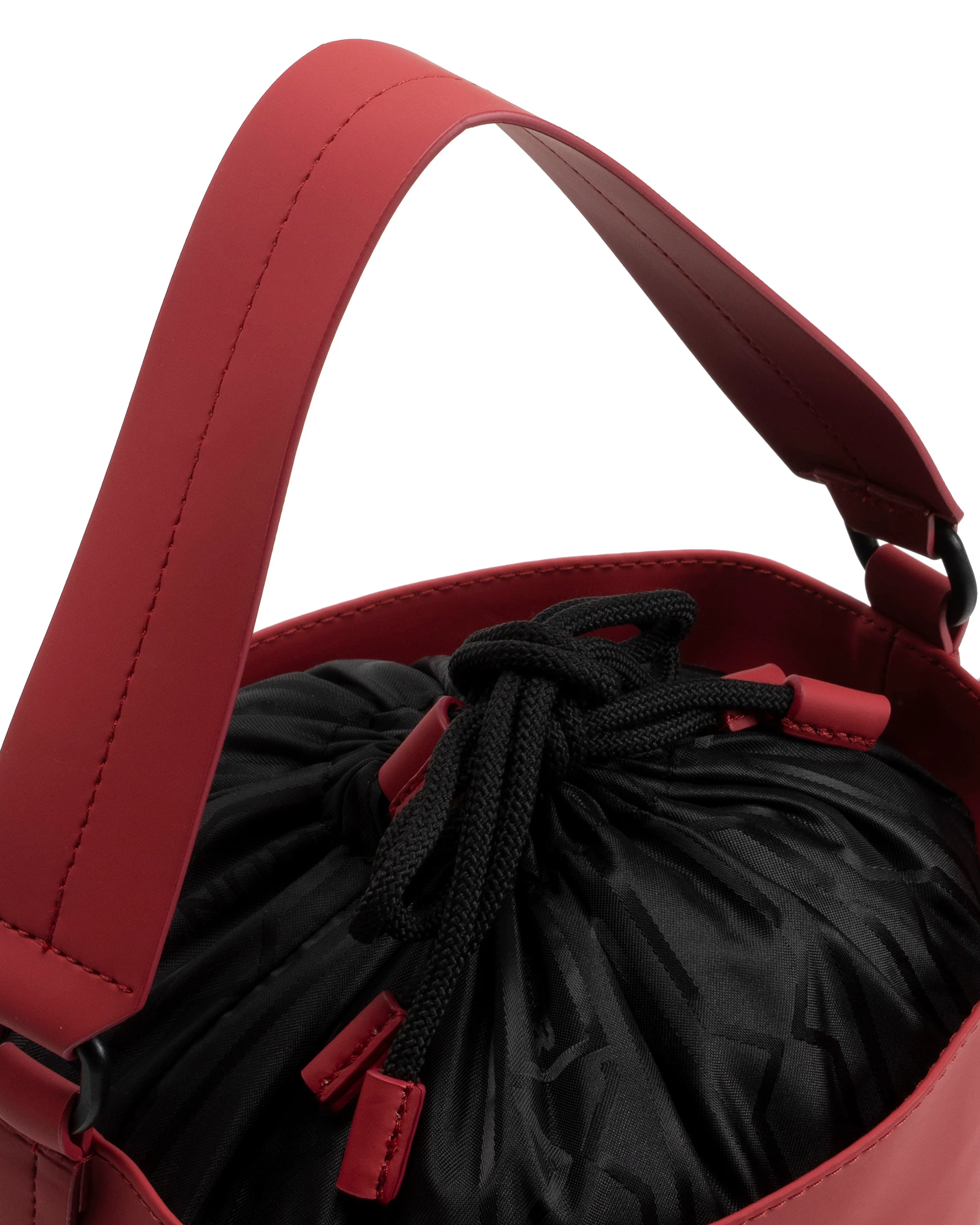 オリジナル ラバライズ バケット  -  ミリタリーレッド