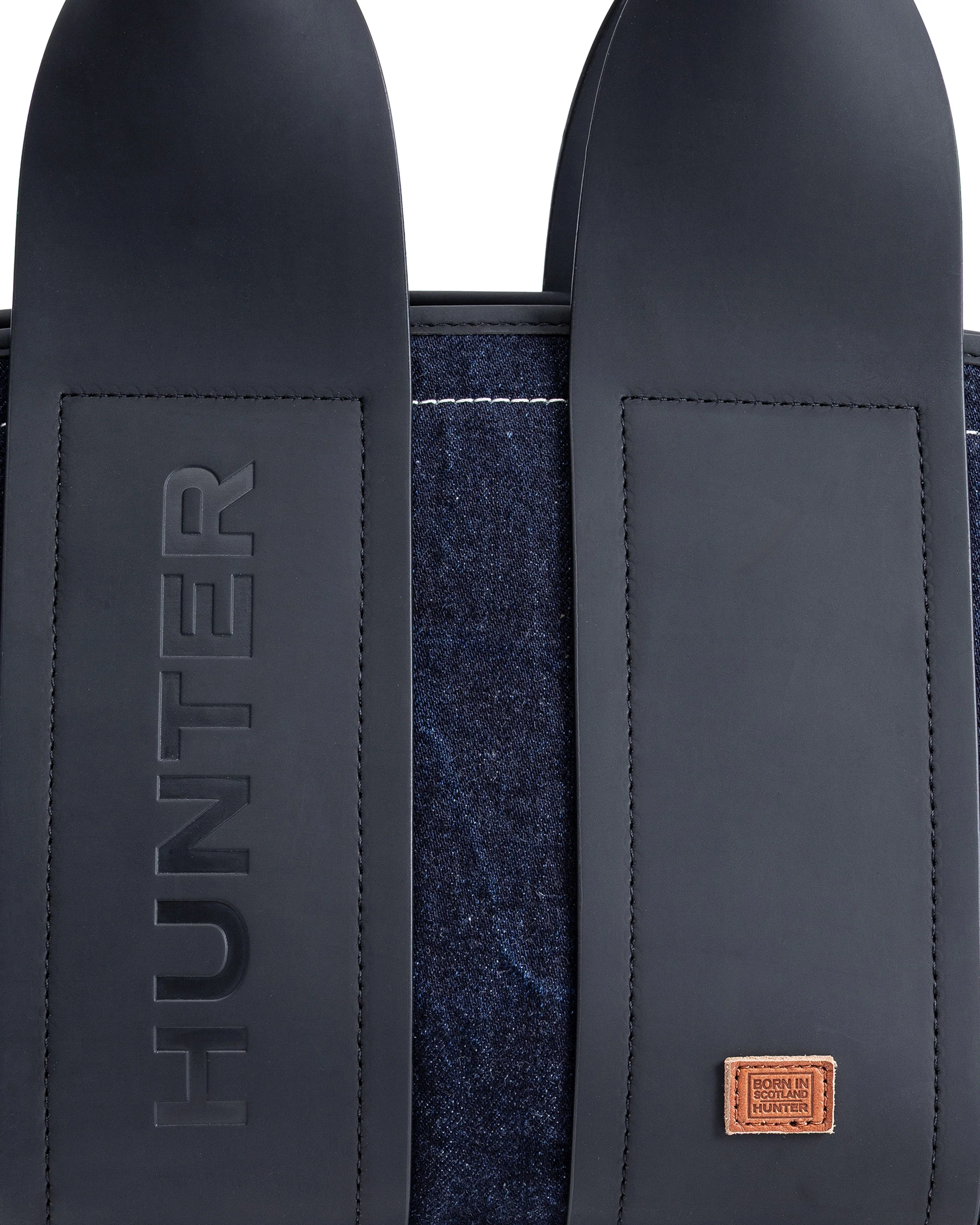 リファインド スティッチ デニム ミニ トート - デニム