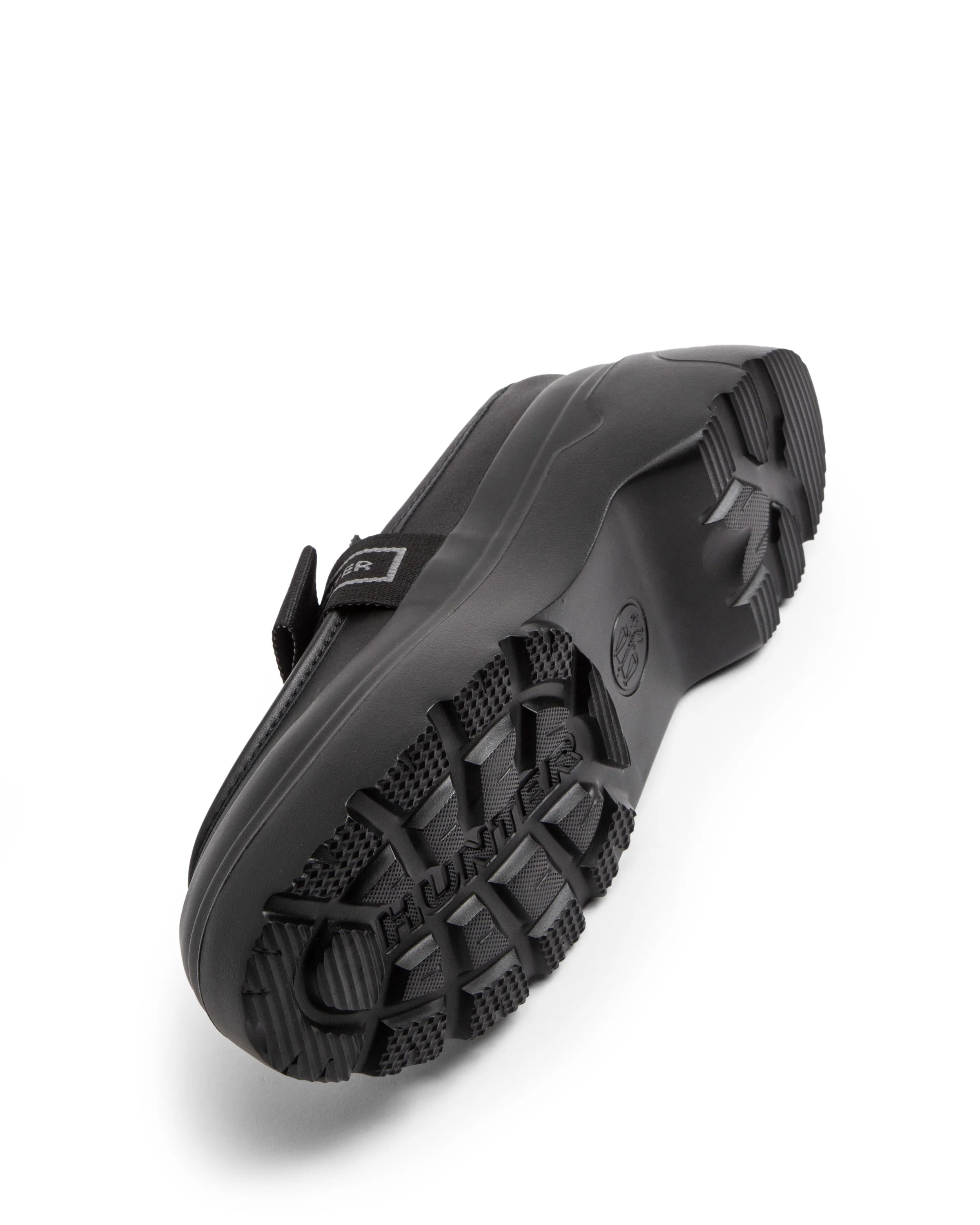 リファインド エクスプローラー フラットフォーム ボウ ローファー - ブラック