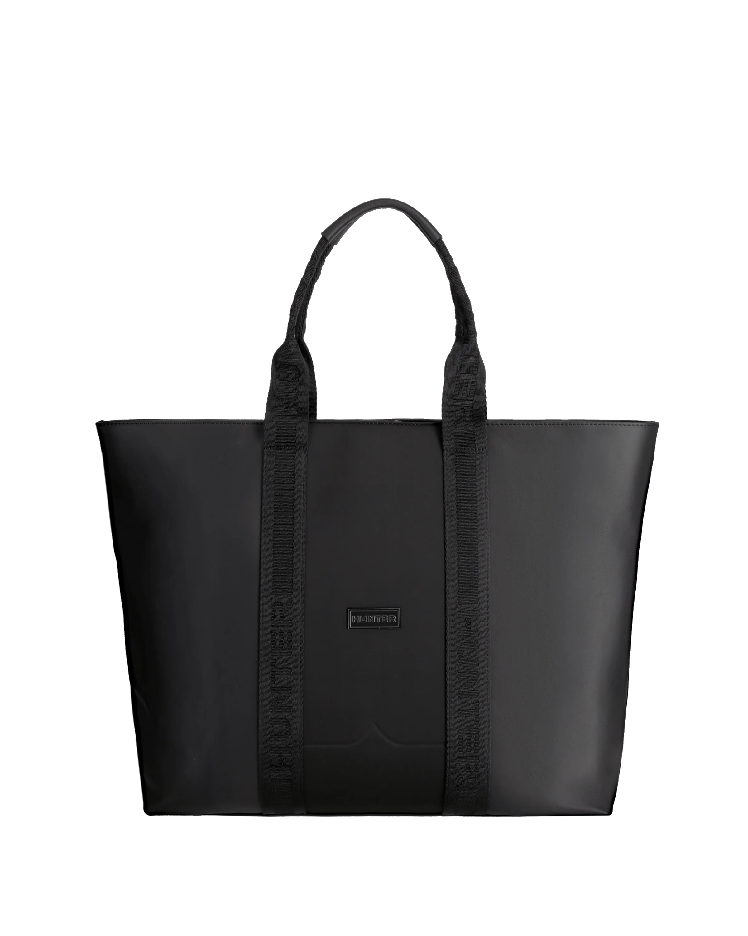 レザー ネオプレン トート - ブラック