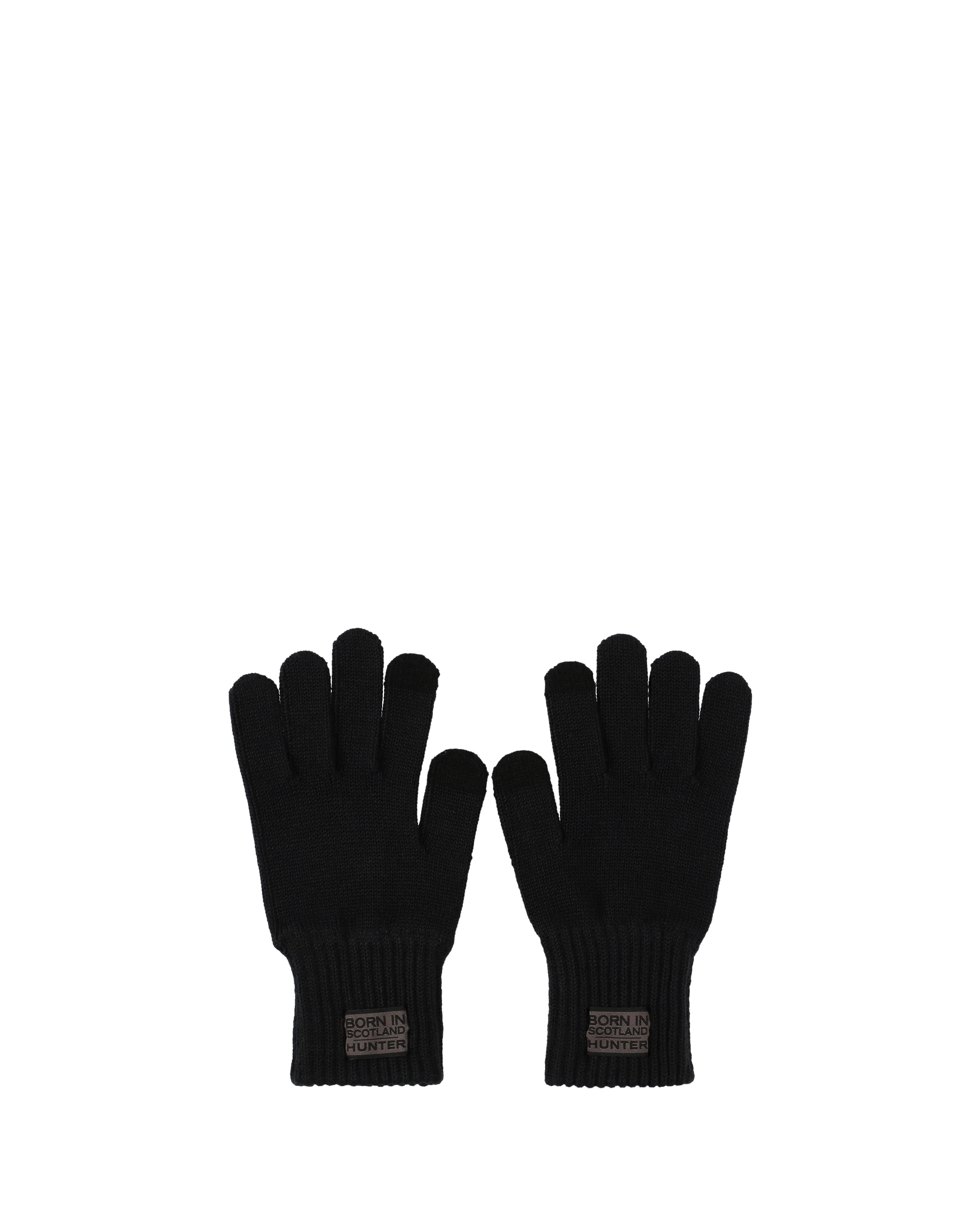 リファインド ニッテッド グローブ - ブラック