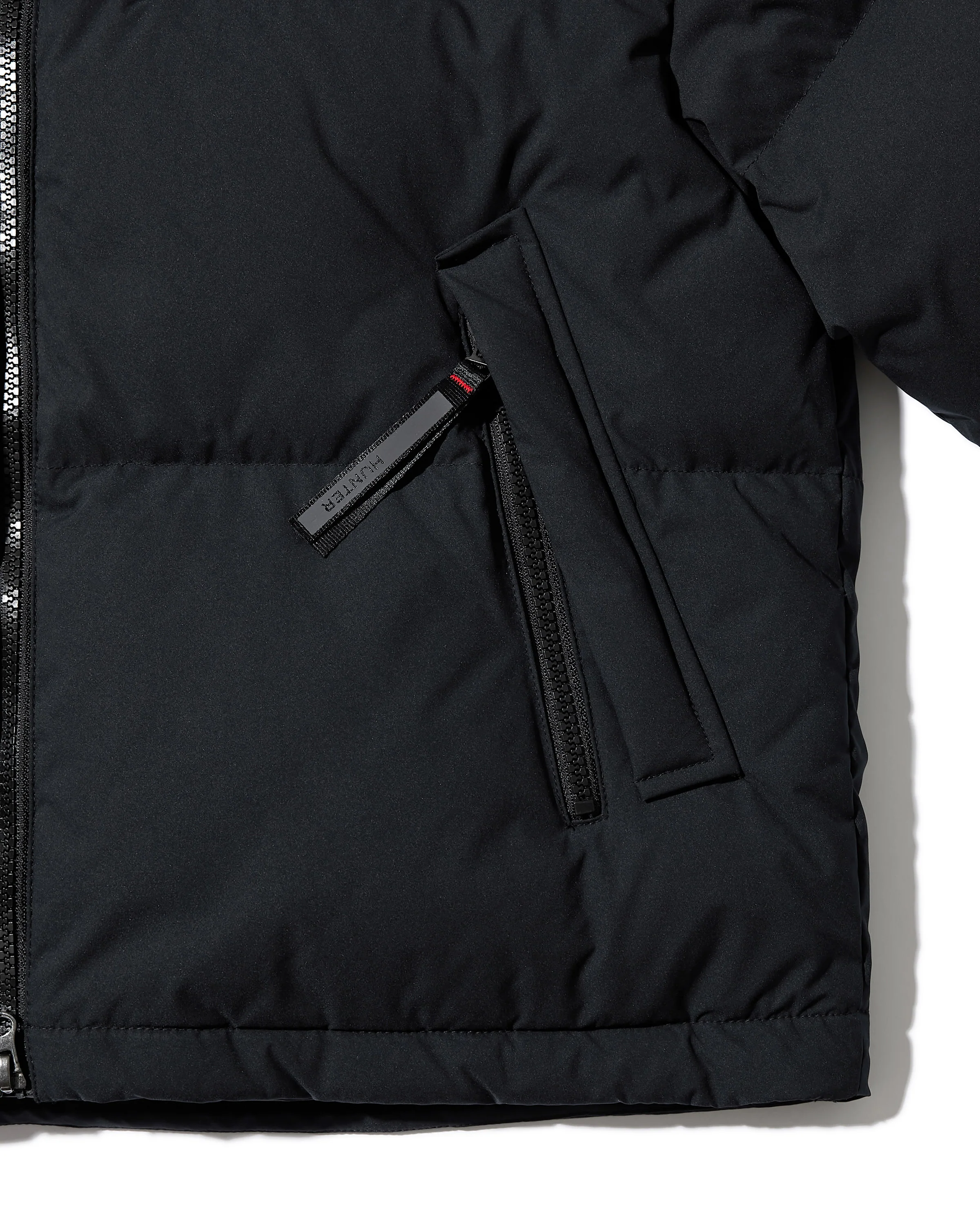 レディース イン／アウト パファー ダウン ジャケット - ブラック