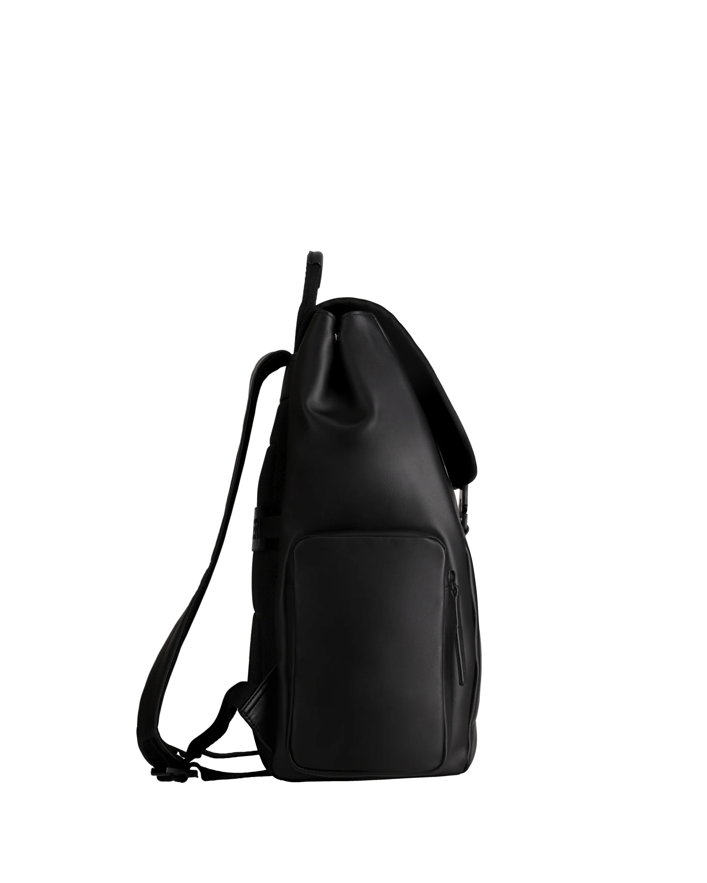 レザー ネオプレン バックパック - ブラック