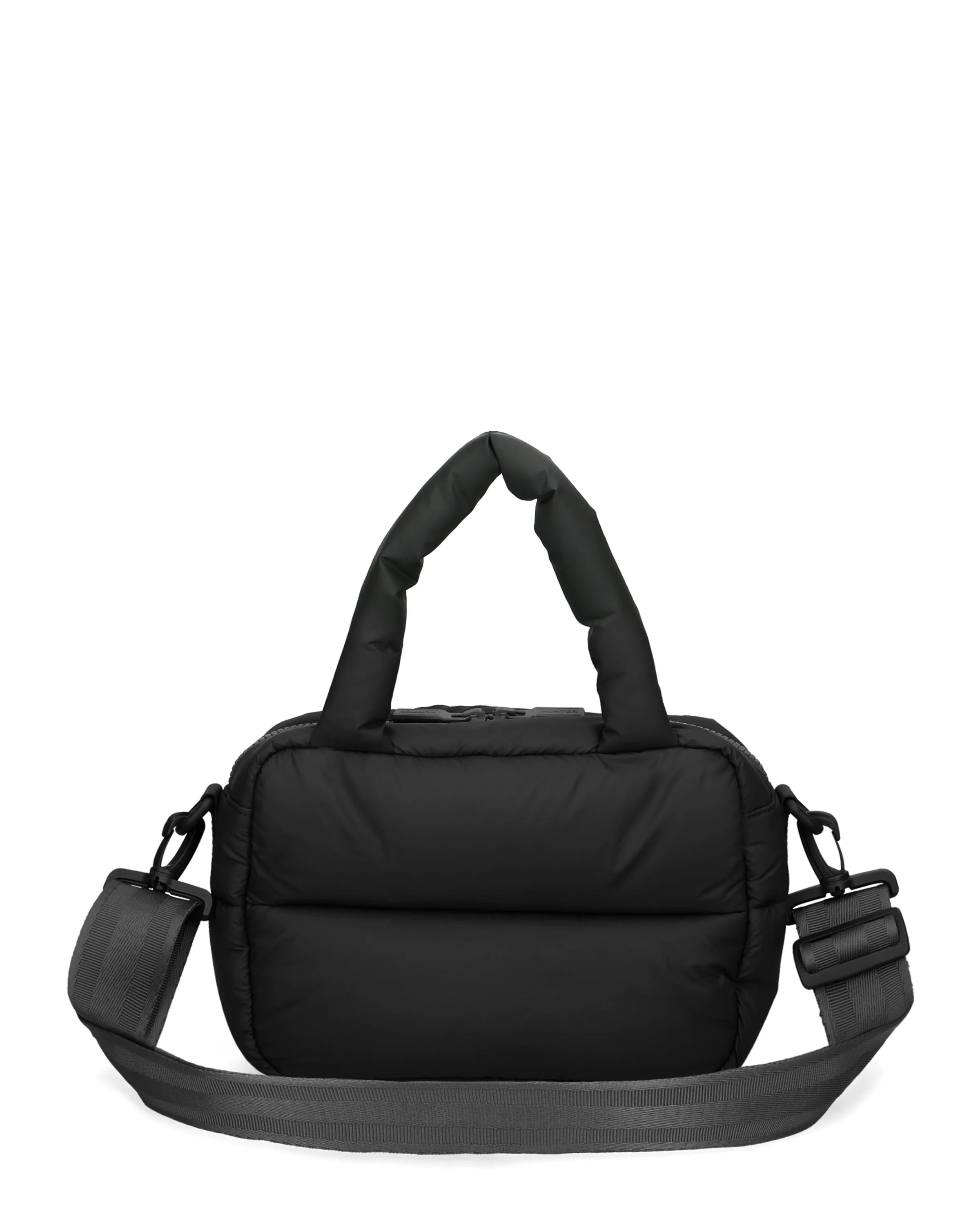 イントレピッド エクストラ パフド ミニ ボストン - ブラック