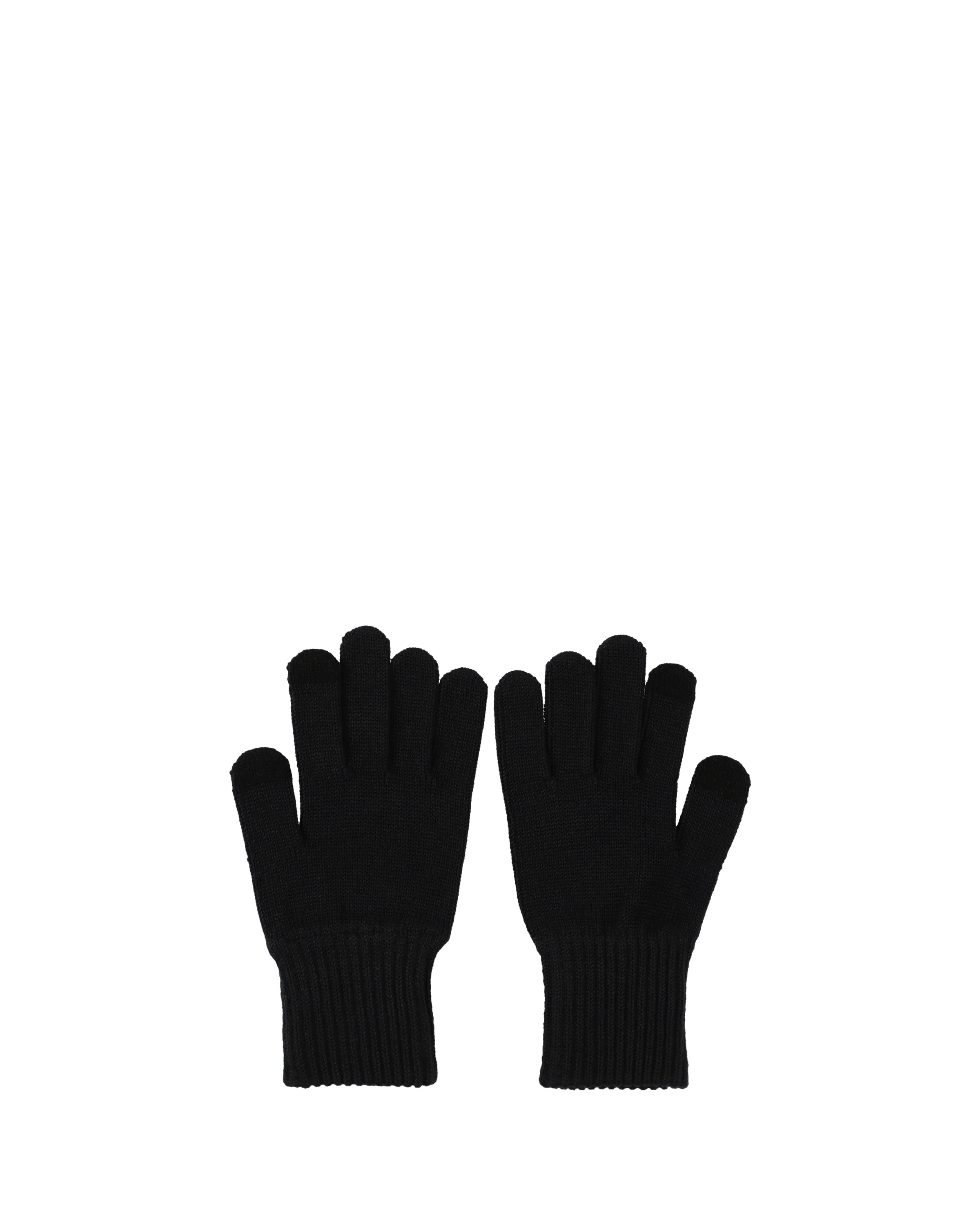 リファインド ニッテッド グローブ - ブラック