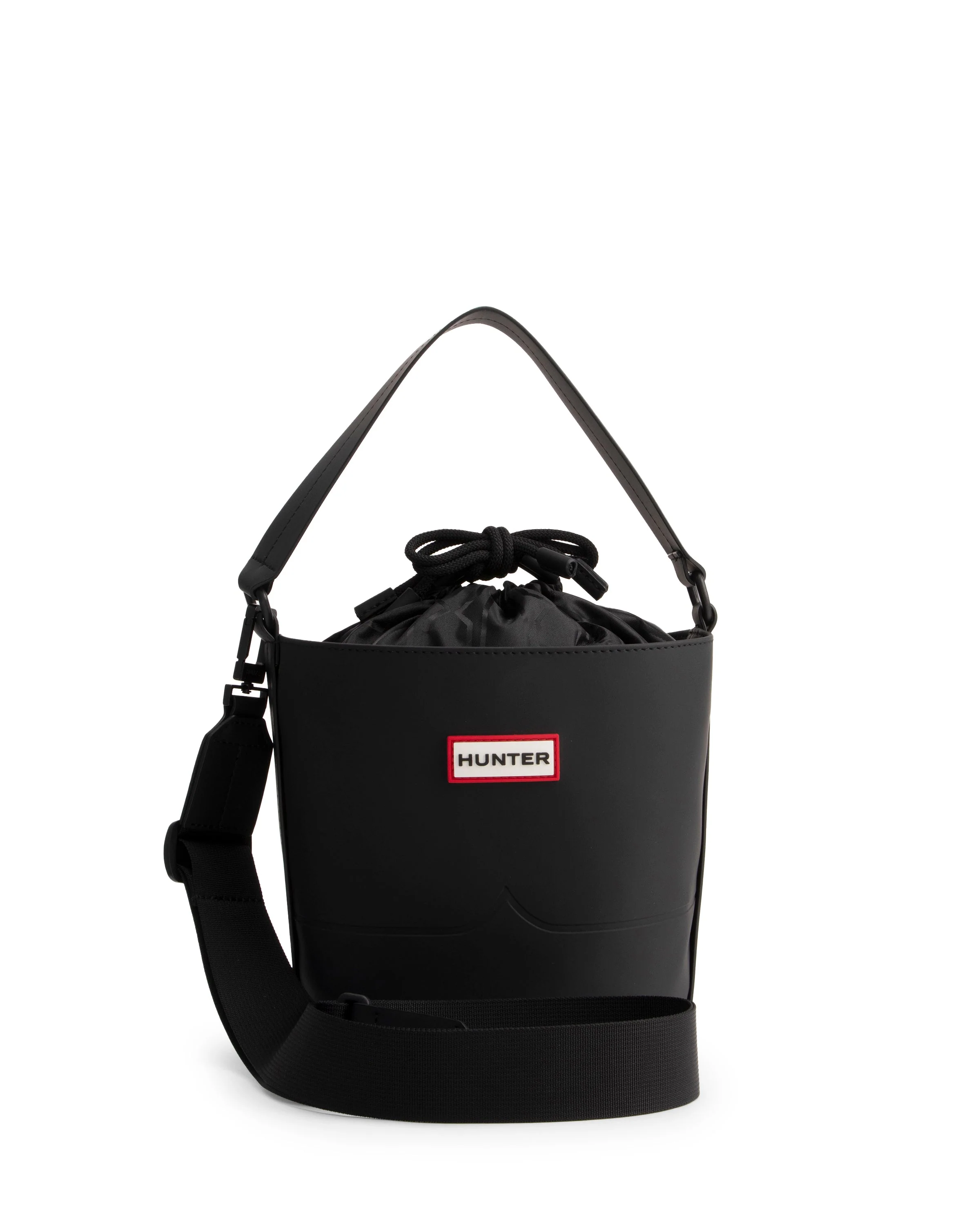 オリジナル ラバライズ 2ストラップ バケット  -  ブラック
