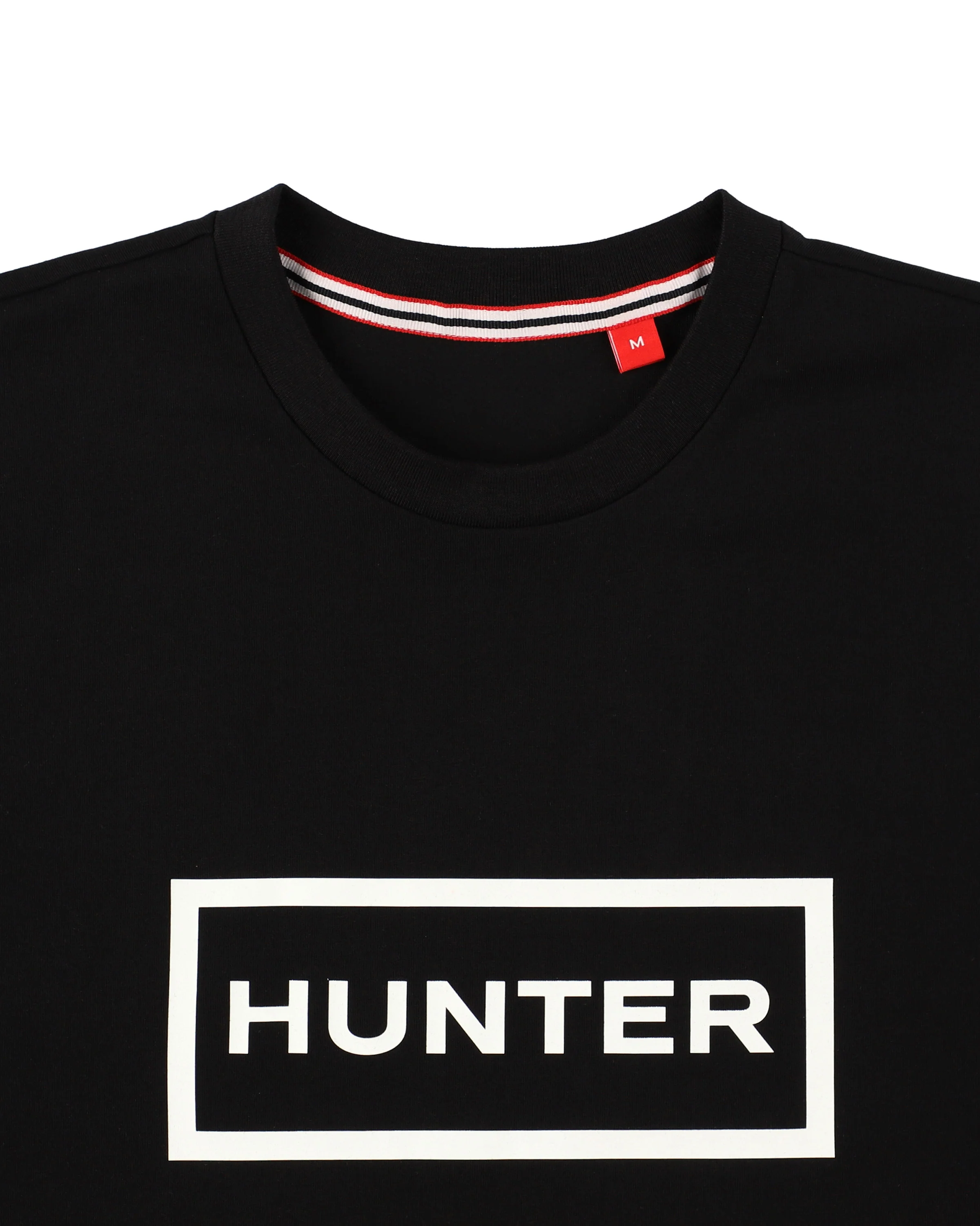 ユニセックス ハンター ロゴ ティーシャツ - ブラック