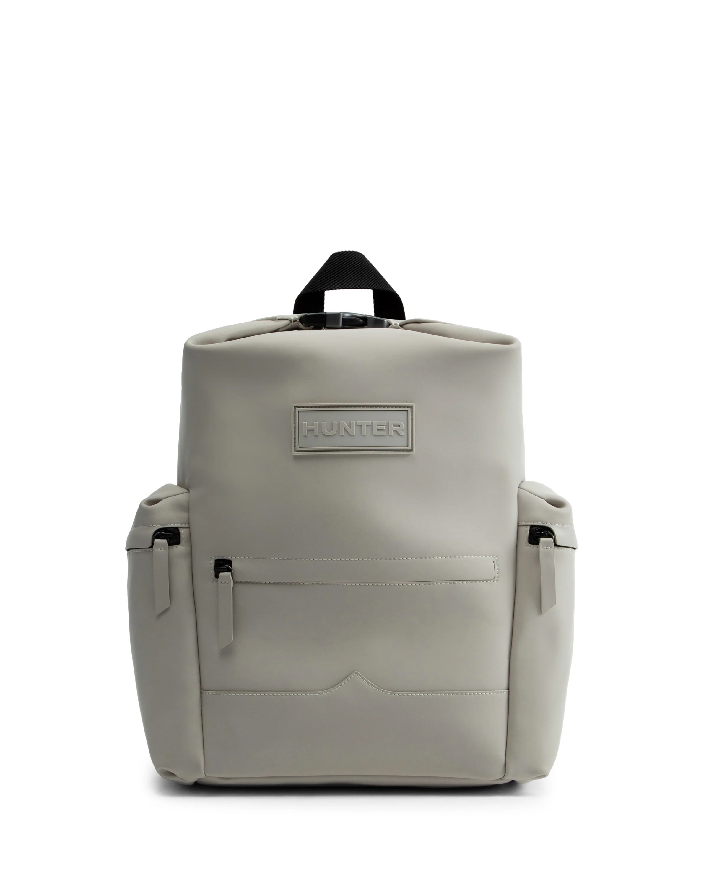 オリジナル ミディアム トップクリップ バックパック  -  ラバーレザー - スティール