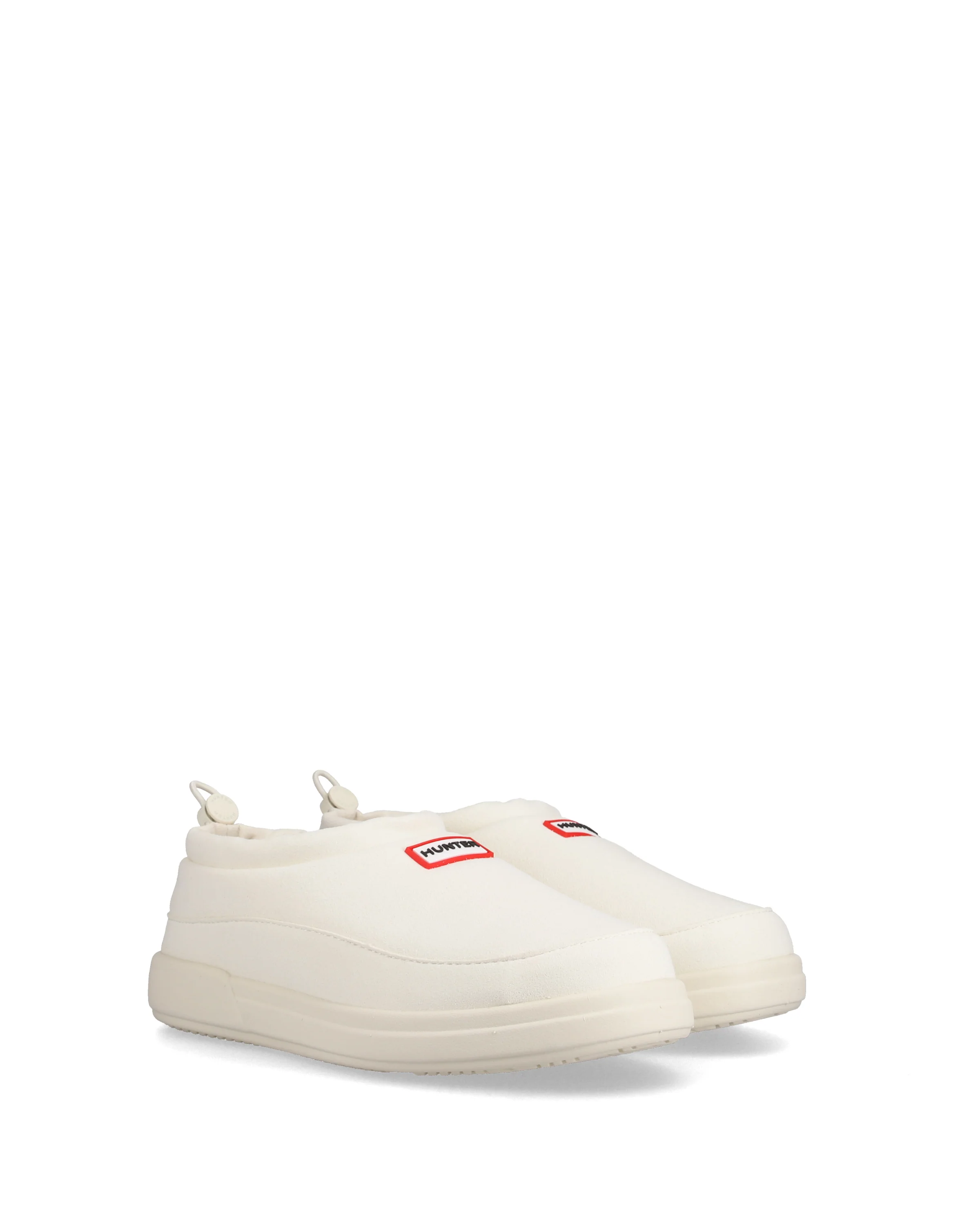 ユニセックス イン/アウト ビーガン スエード スリッパ - シェイデッド ホワイト