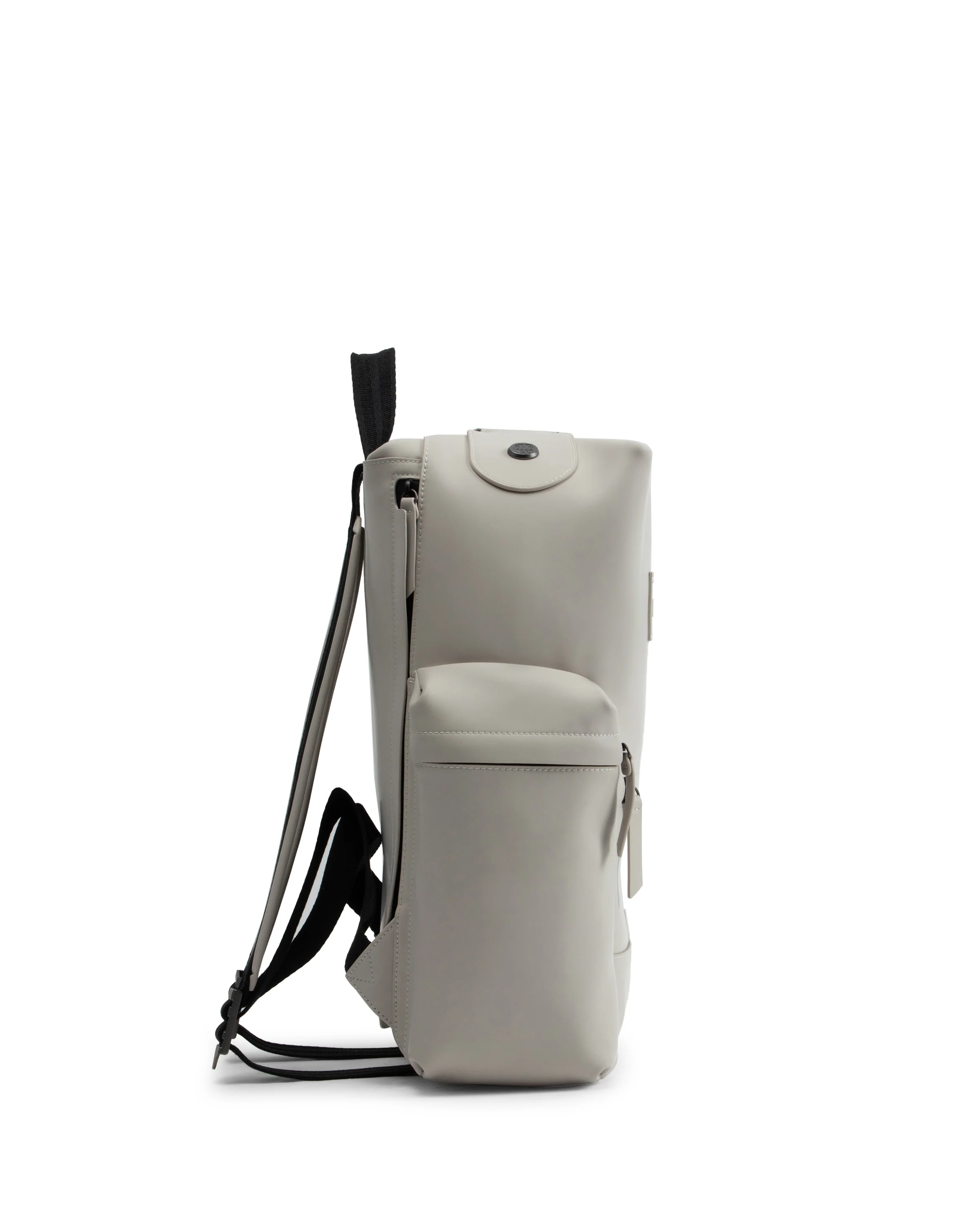 オリジナル ミディアム トップクリップ バックパック  -  ラバーレザー - スティール