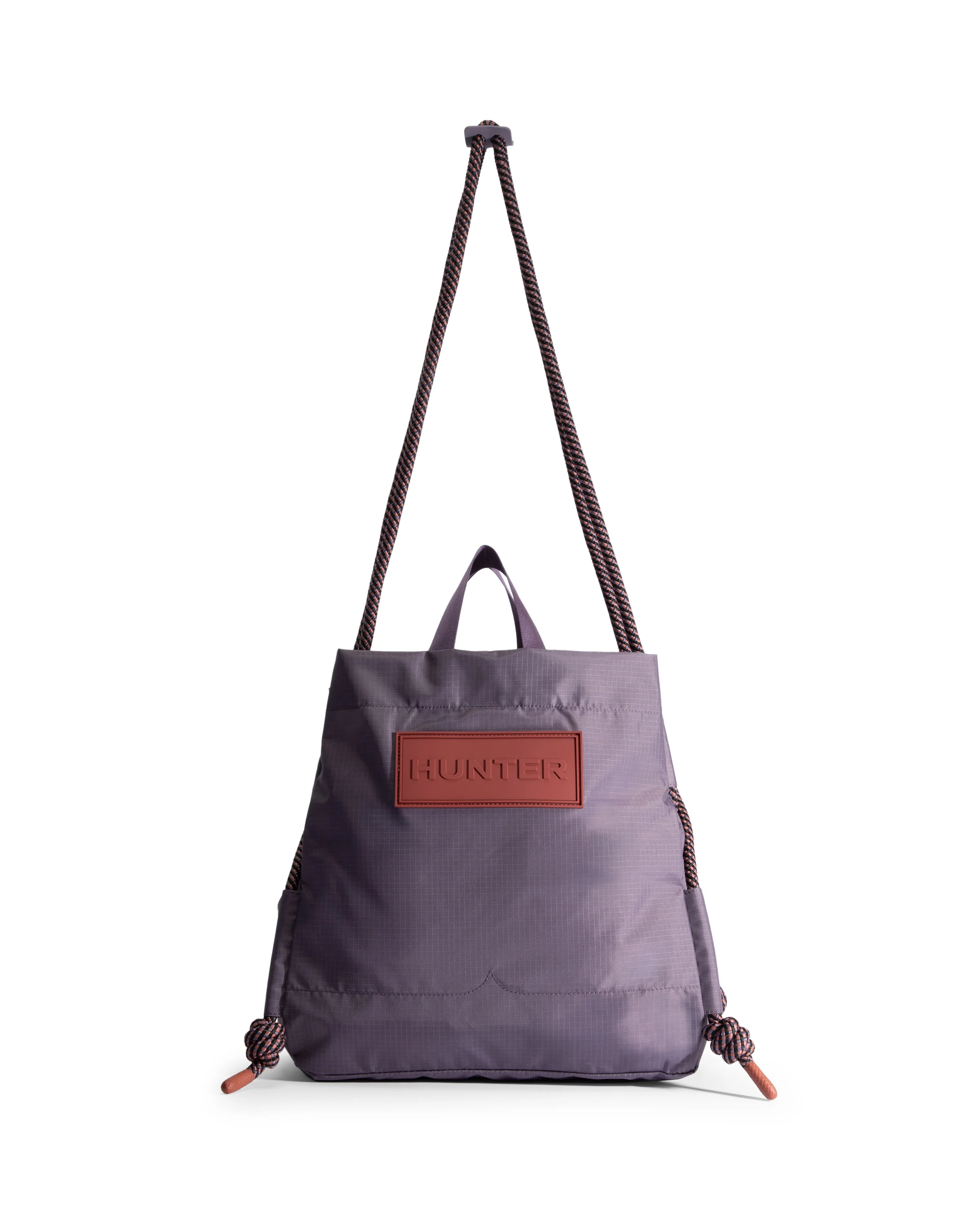 トラベル リップストップ リサイクル ナイロン トート バッグ - ドリーミーグレープ
