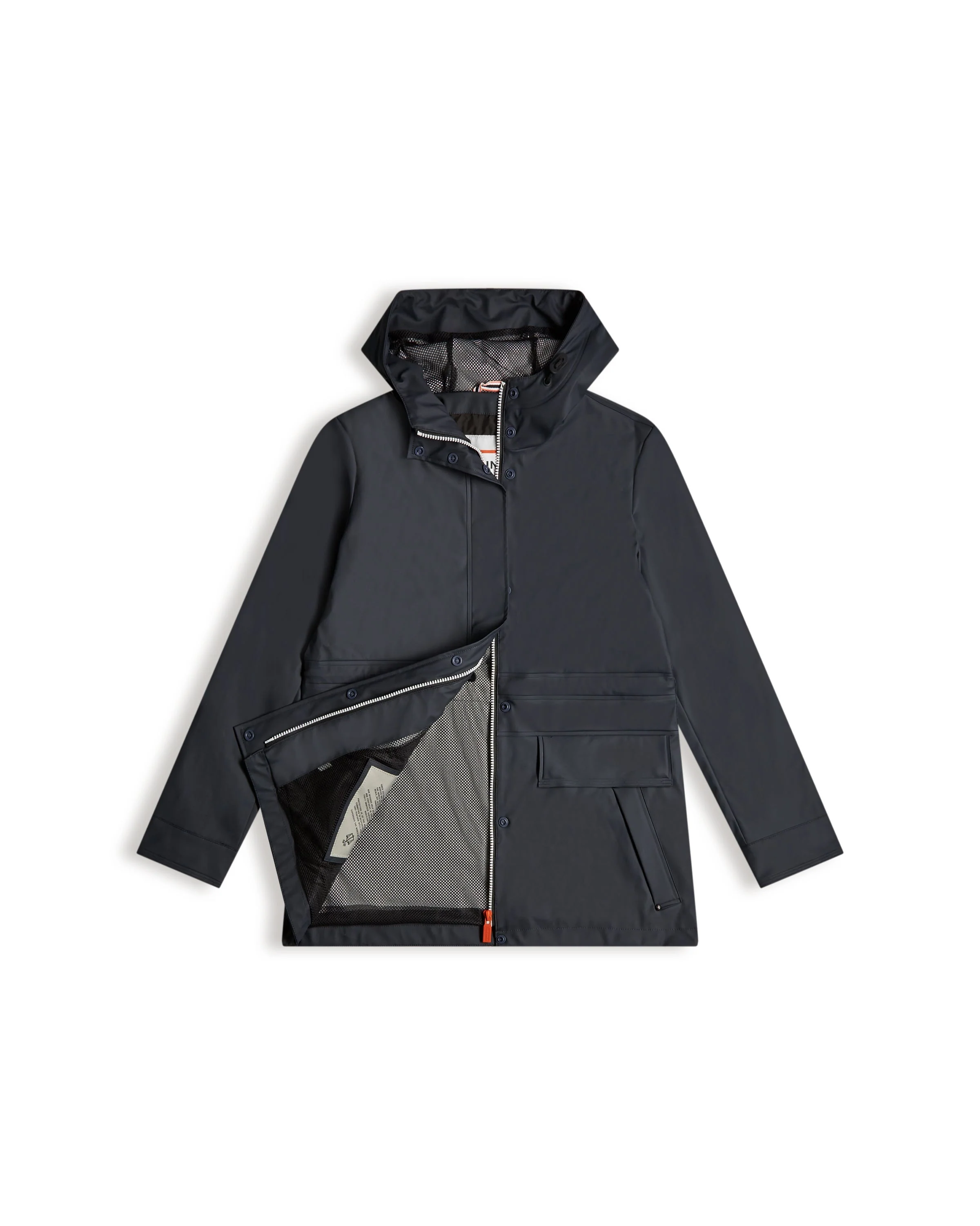 レディース ライトウェイト ウォータープルーフ レイン ジャケット  -  ハンター ネイビー