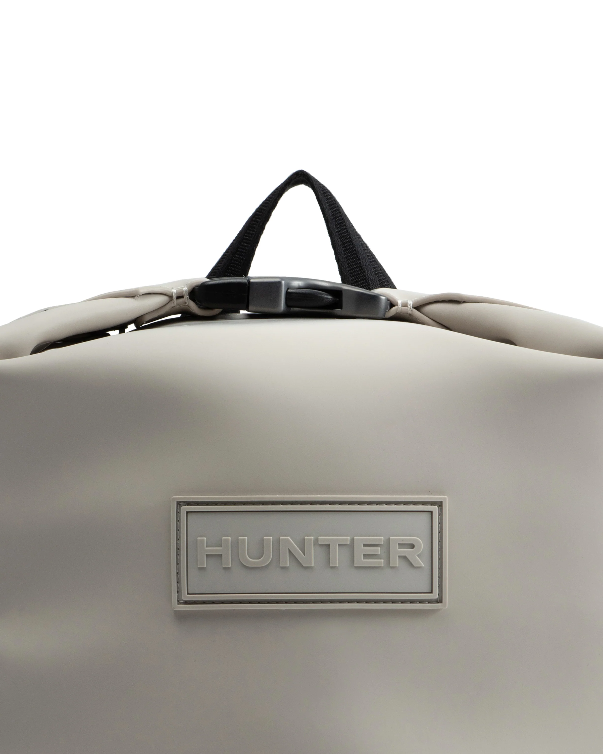 オリジナル ラージ トップクリップ バックパック  -  ラバーレザー - スティール