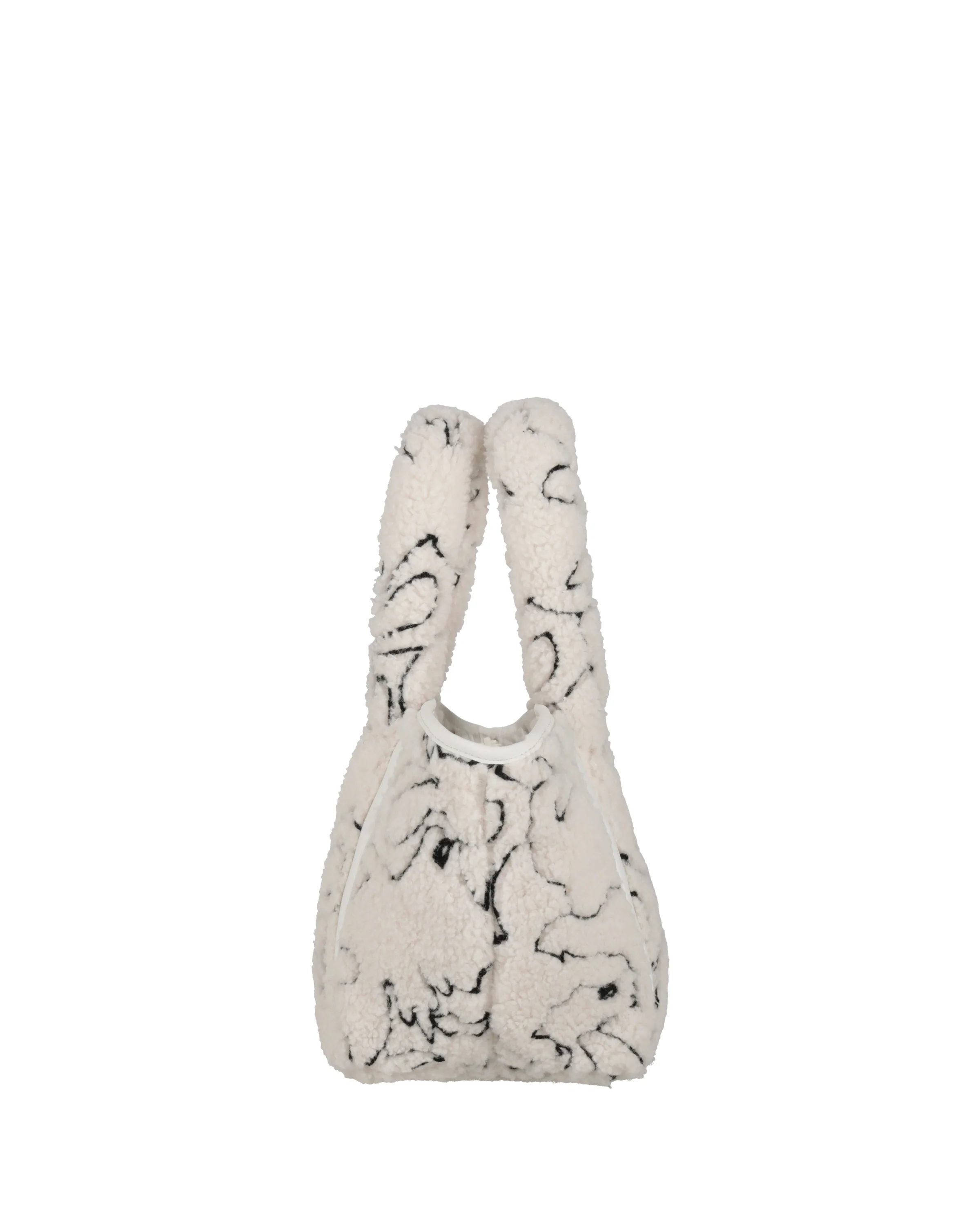 ウィンター カプセル ブークレ ミニ トート - ホワイトウィロー / ブラック