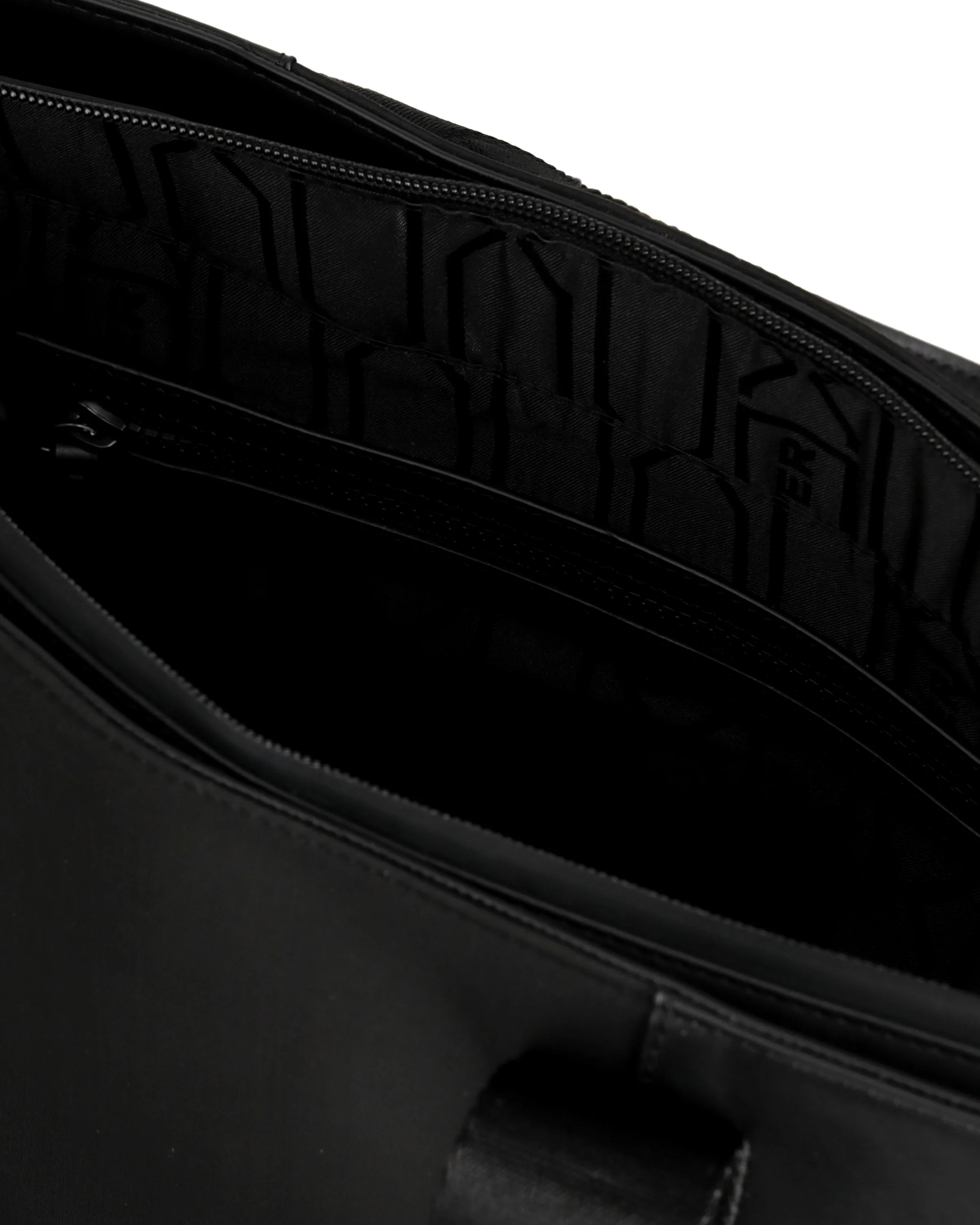 レザー ネオプレン トート - ブラック