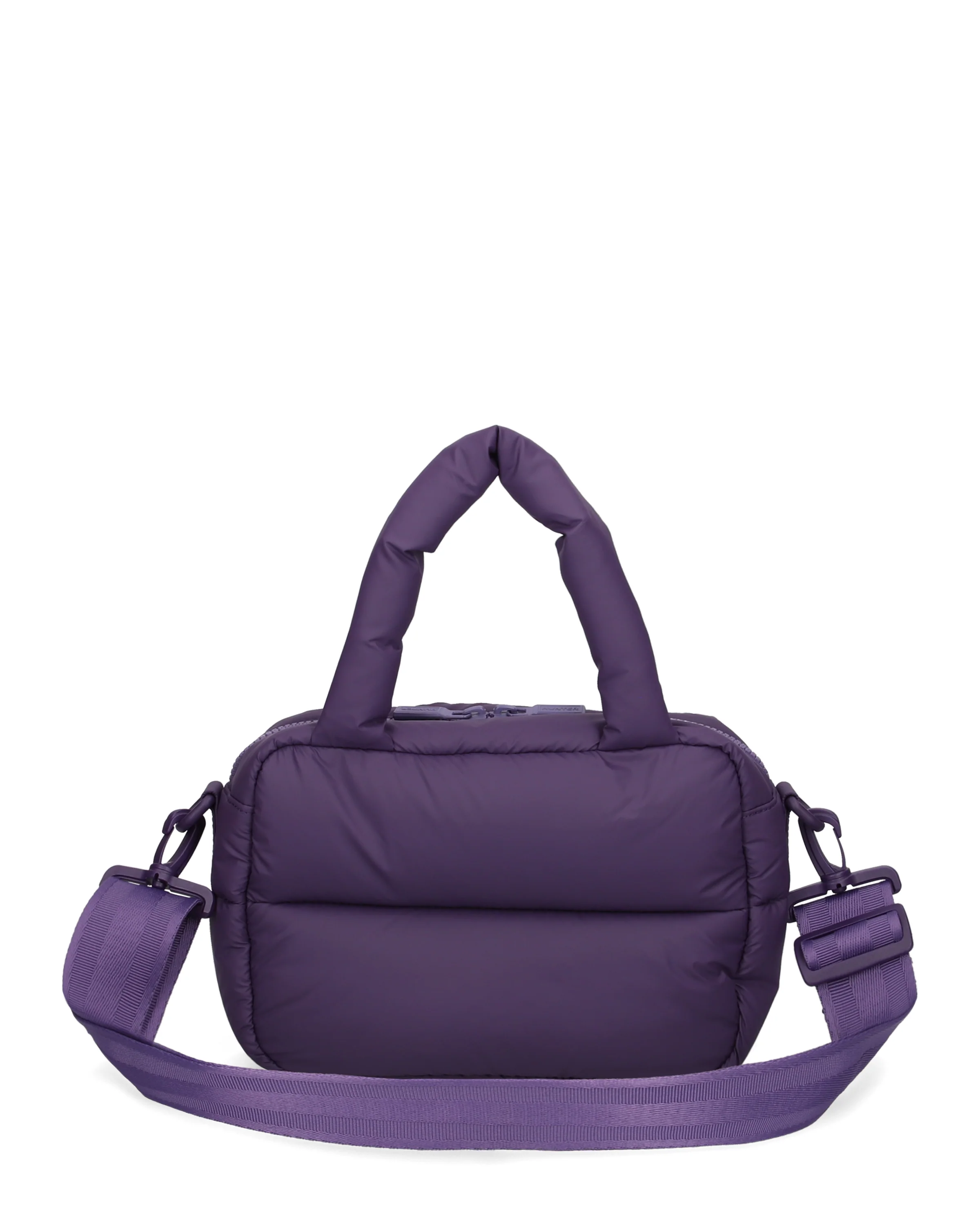 イントレピッド エクストラ パフド ミニ ボストン - リッチパープル