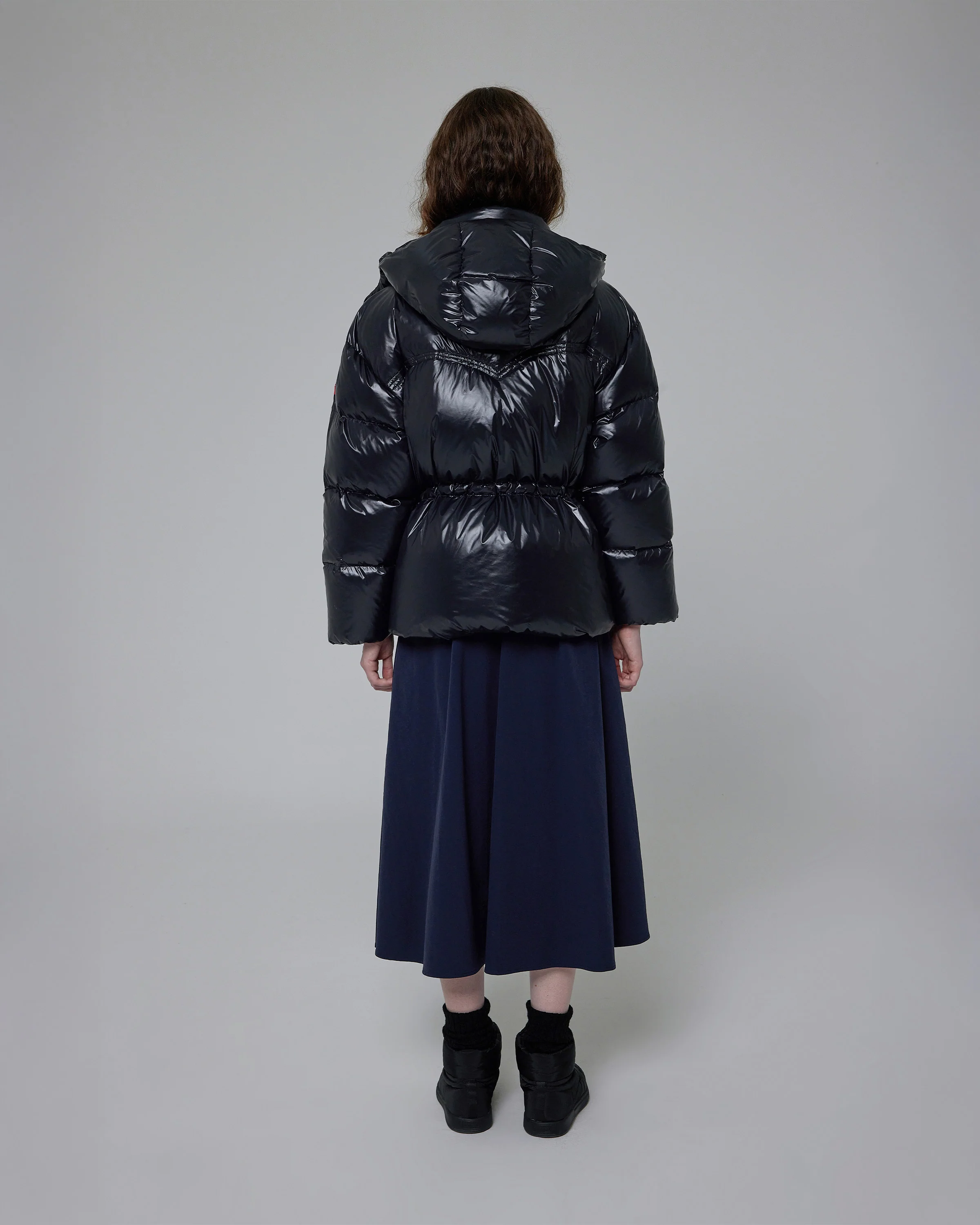 レディース イントレピッド ミドル ダウン ジャケット - ブラック