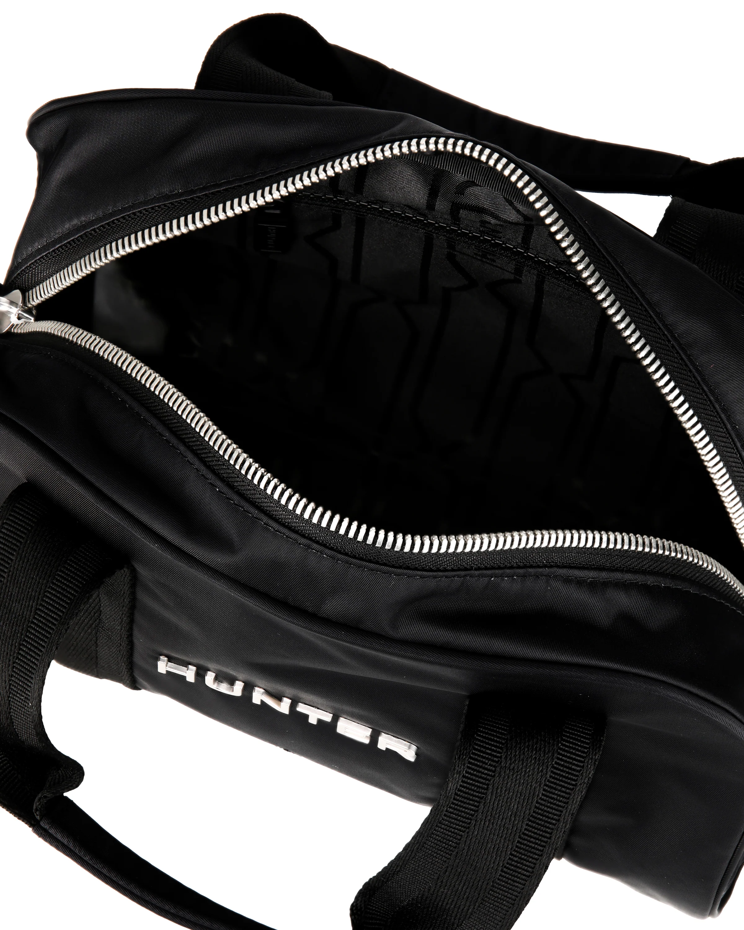 プレミアム ナイロン バレル バッグ - ブラック