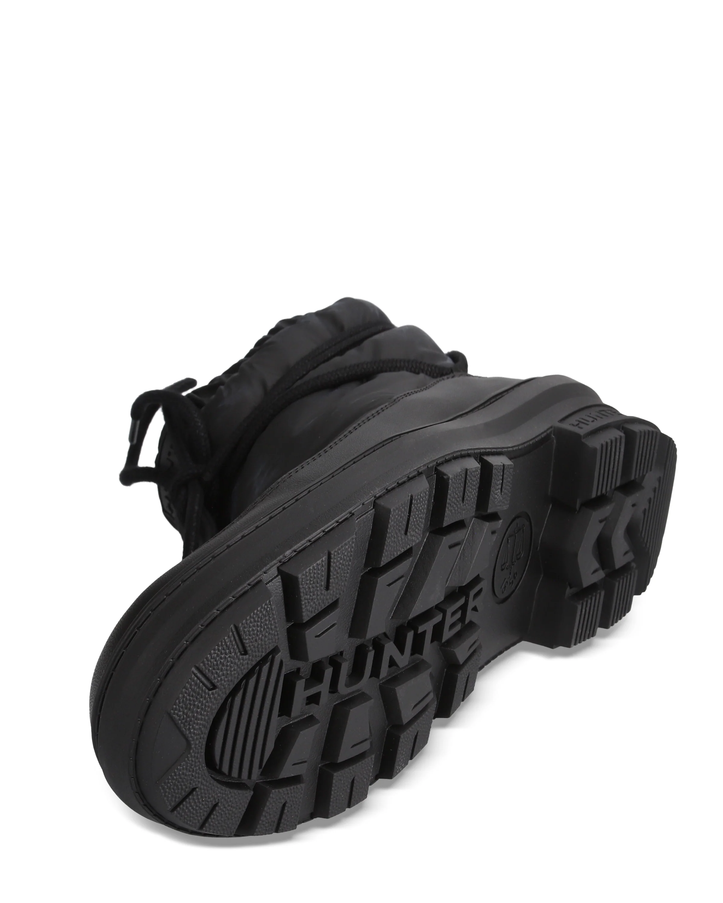 ユニセックス シティ リベル ミッド パフド レース ブーツ - ブラック