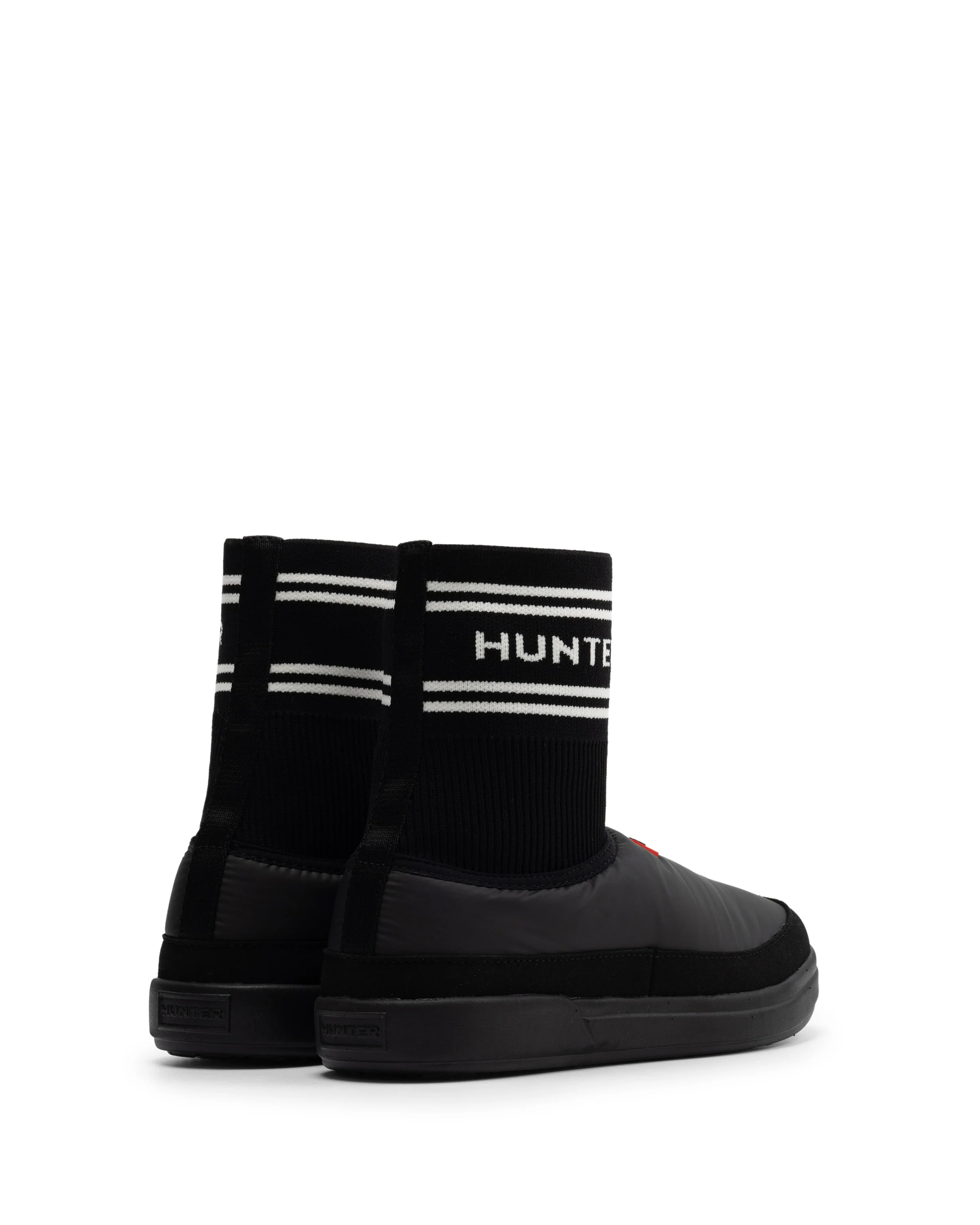 ユニセックス イン/アウト ハンター ニッテッド ソック スリッパ - ブラック