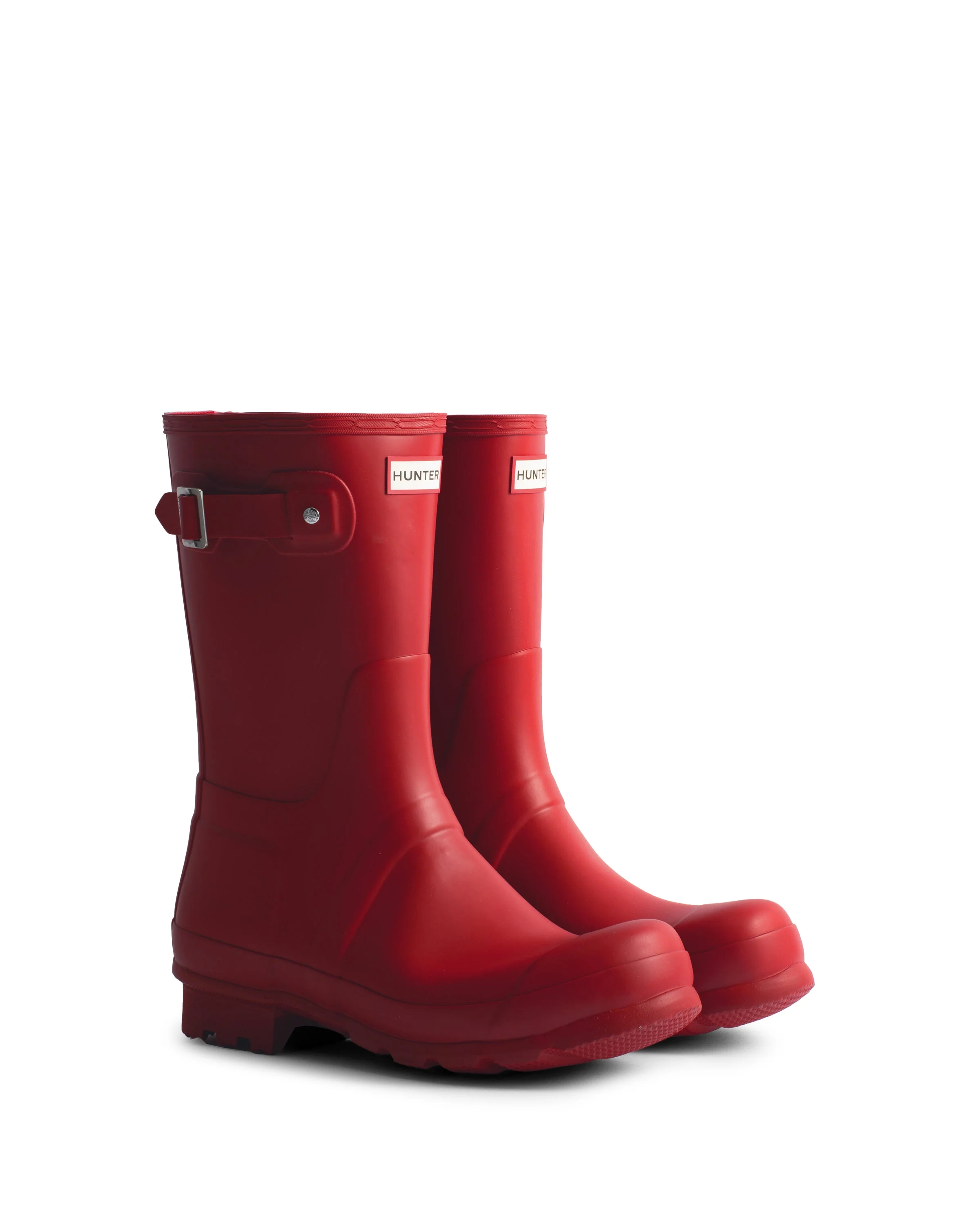 メンズ オリジナル ショート ブーツ  -  ミリタリー レッド