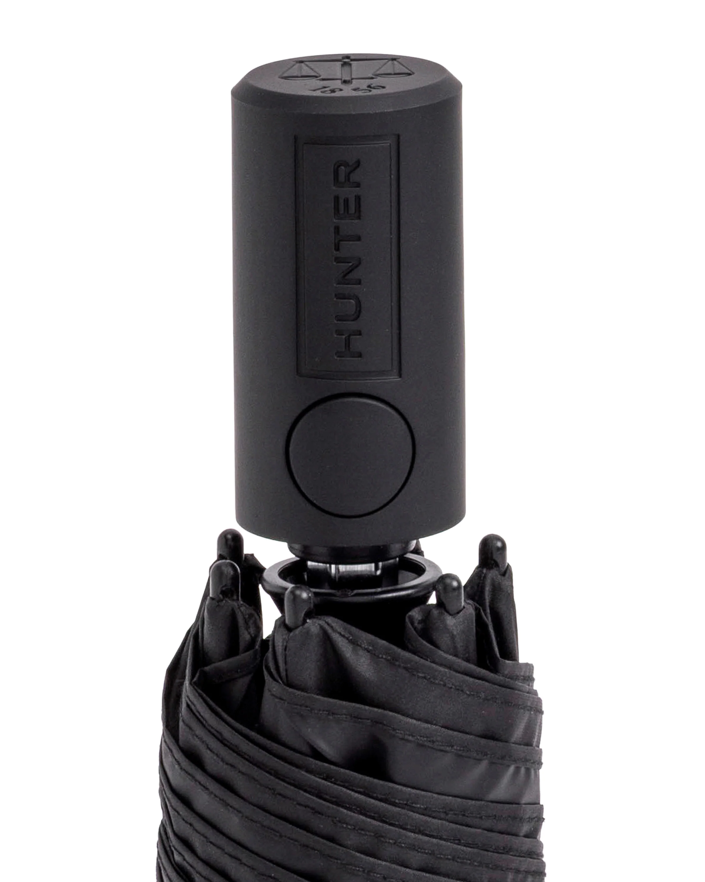 オール ウェザー オート コンパクト アンブレラ (晴雨兼用傘) 55CM - ブラック