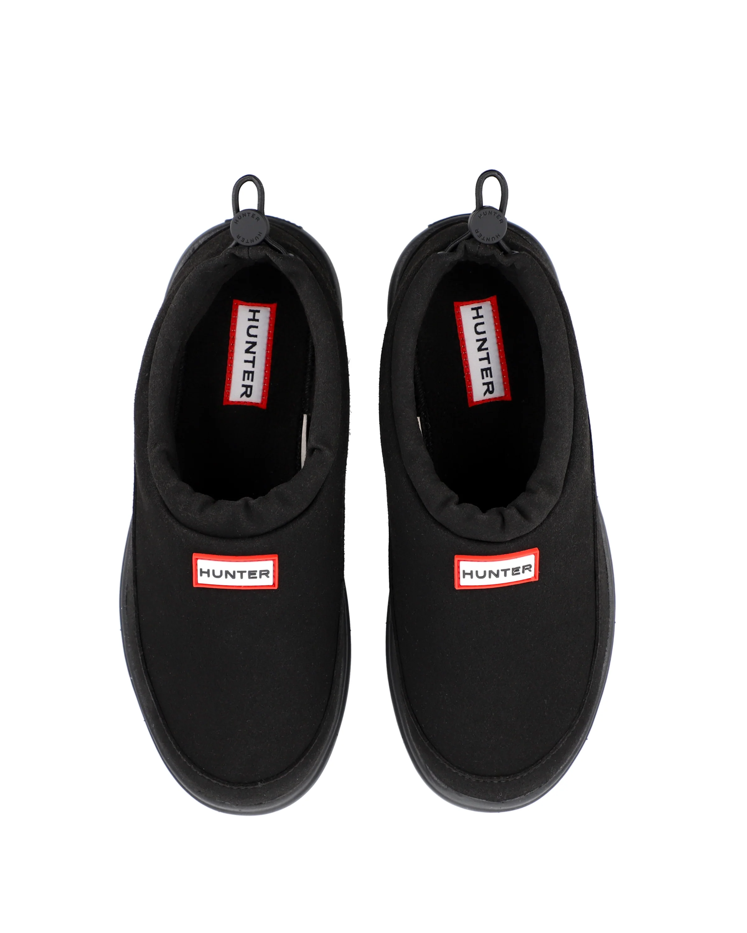 ユニセックス イン/アウト ビーガン スエード スリッパ - ブラック