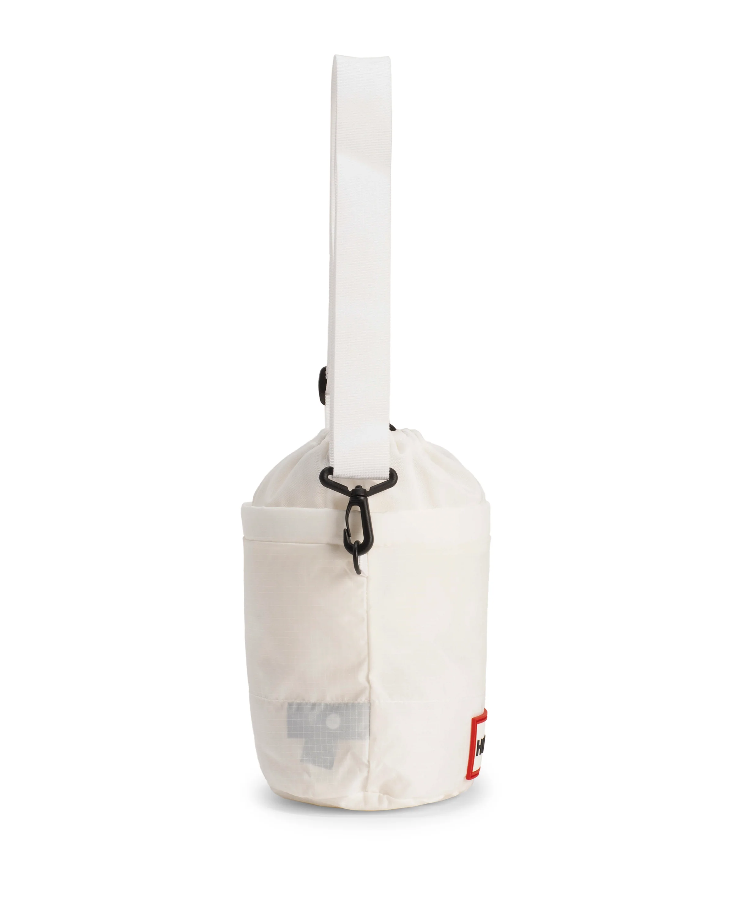 トラベル リップストップ バケット  -  ホワイト/レッド ボックス ロゴ