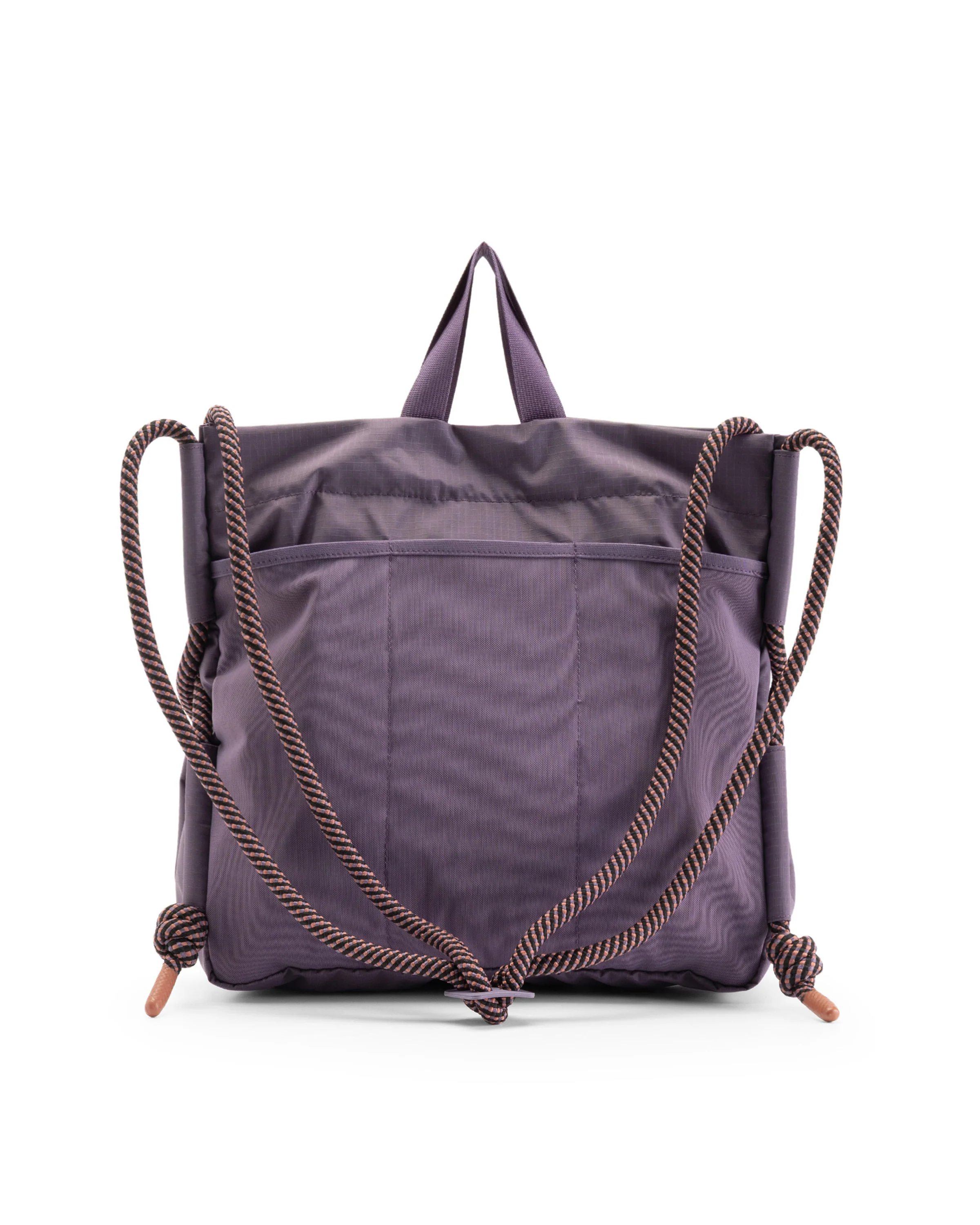 トラベル リップストップ リサイクル ナイロン トート バッグ - ドリーミーグレープ