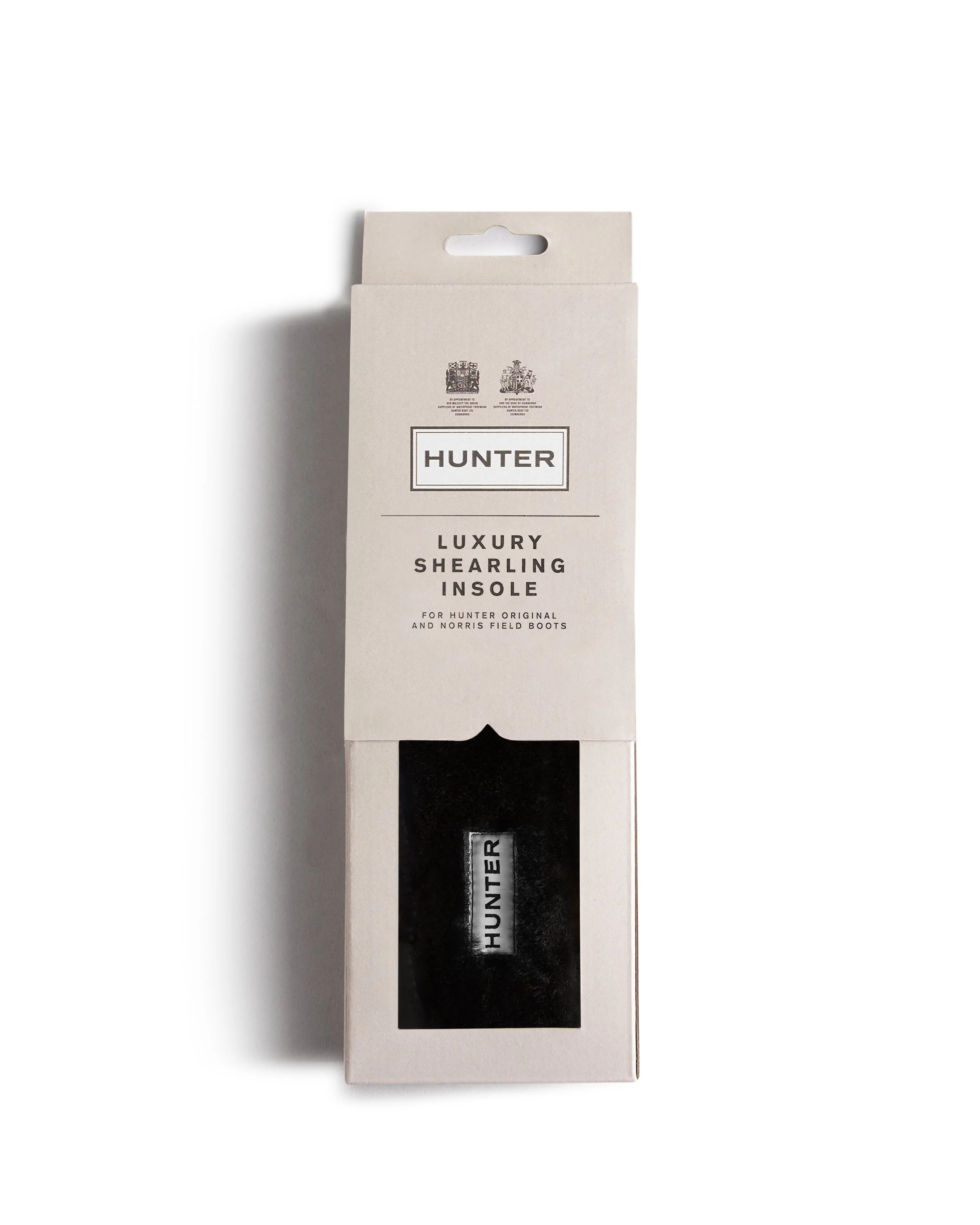 ラグジュアリー シアリングインソール  -  ブラック