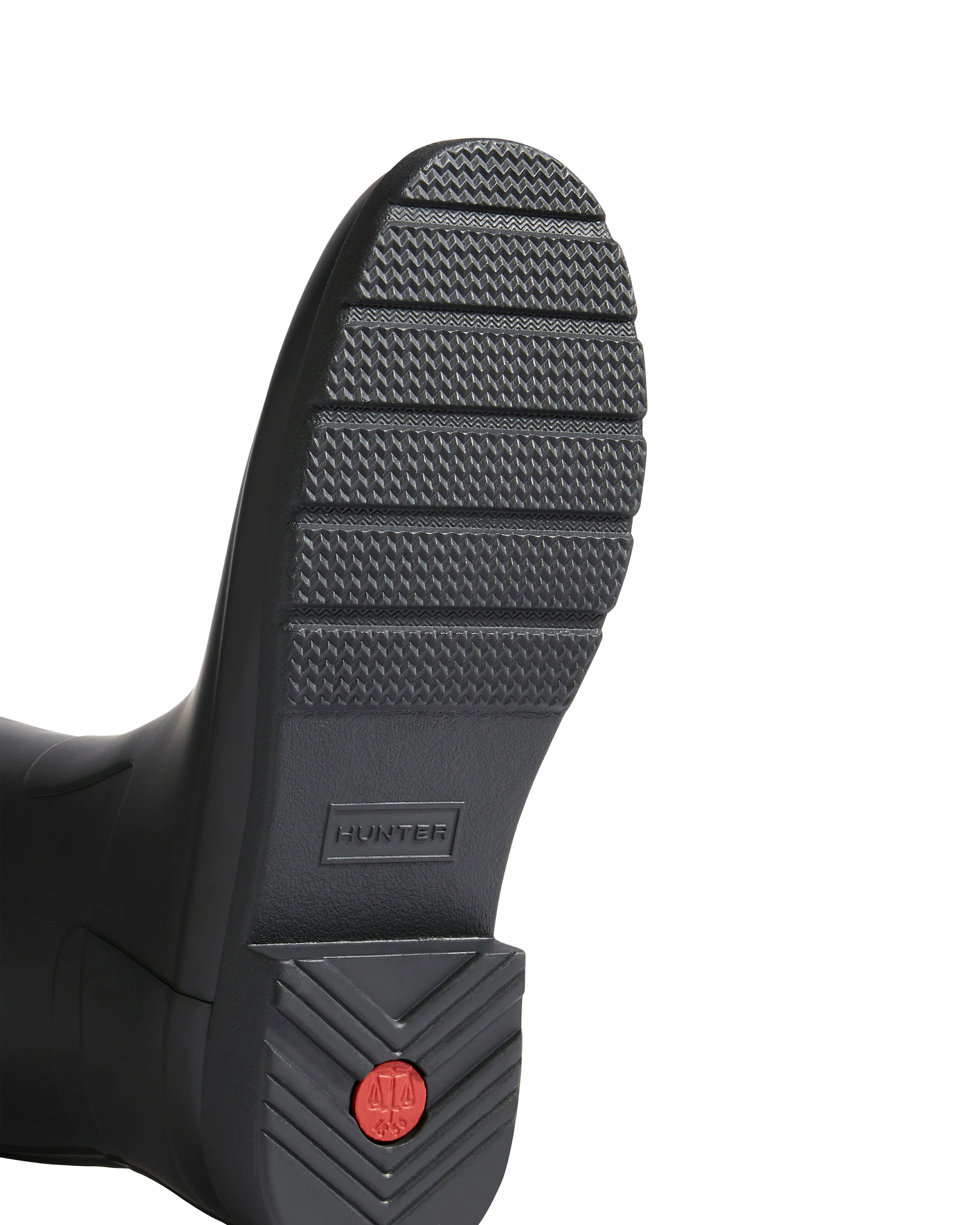 レディース リファインド アイレットバックル トールブーツ  -  ブラック