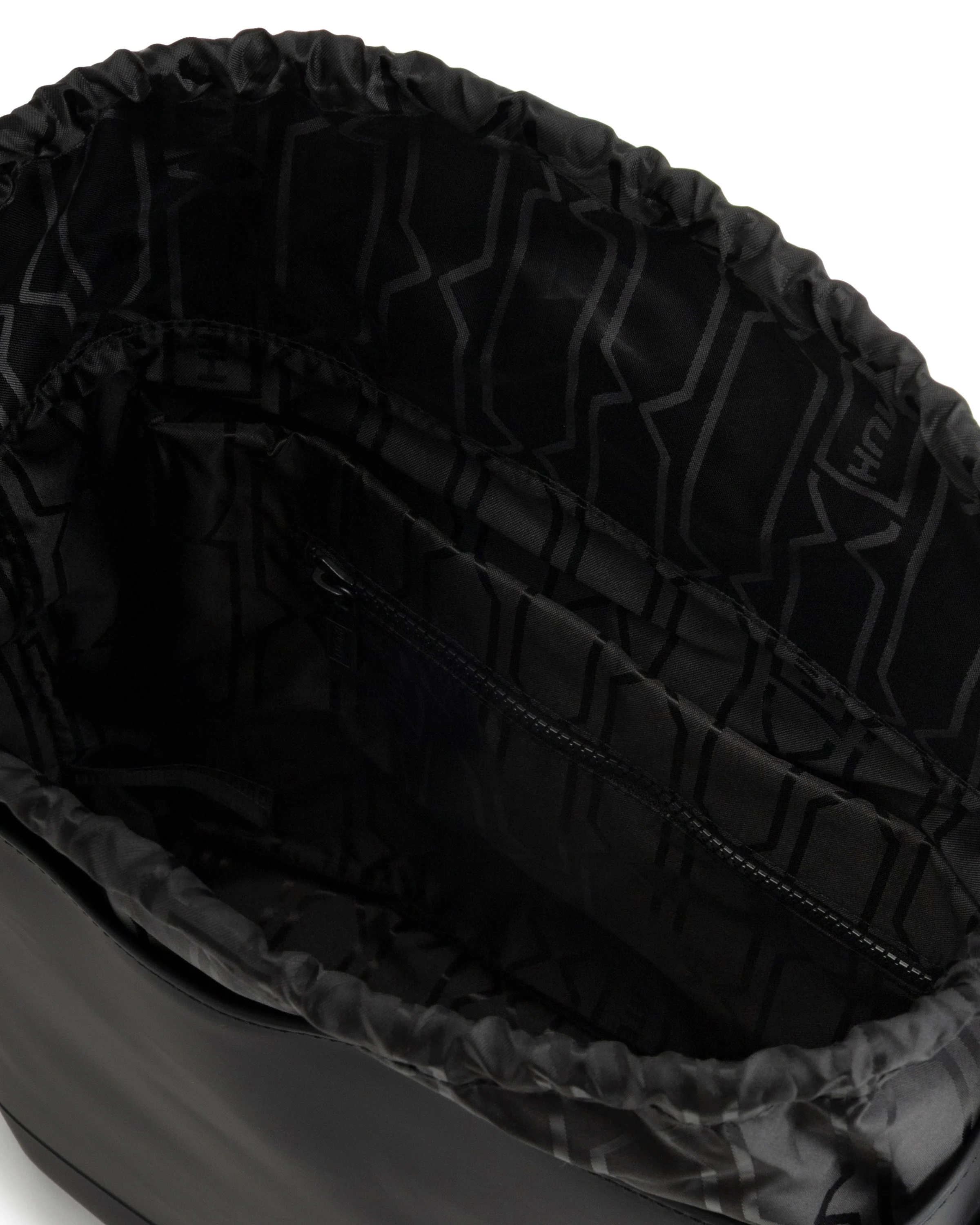 オリジナル ラバライズド ノース サウス トート - ブラック